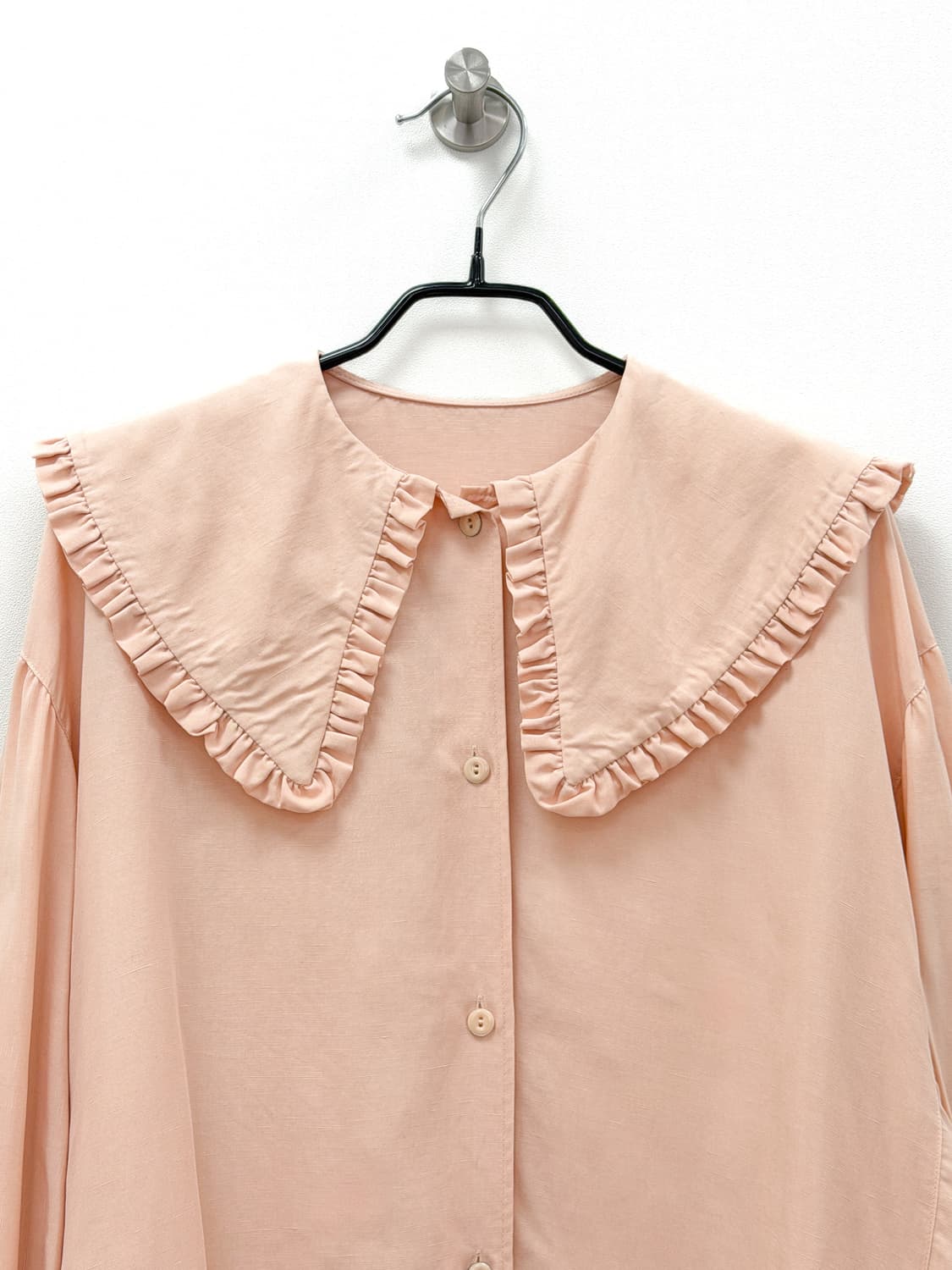 시스템 프릴 빅카라 블라우스 상품이미지2