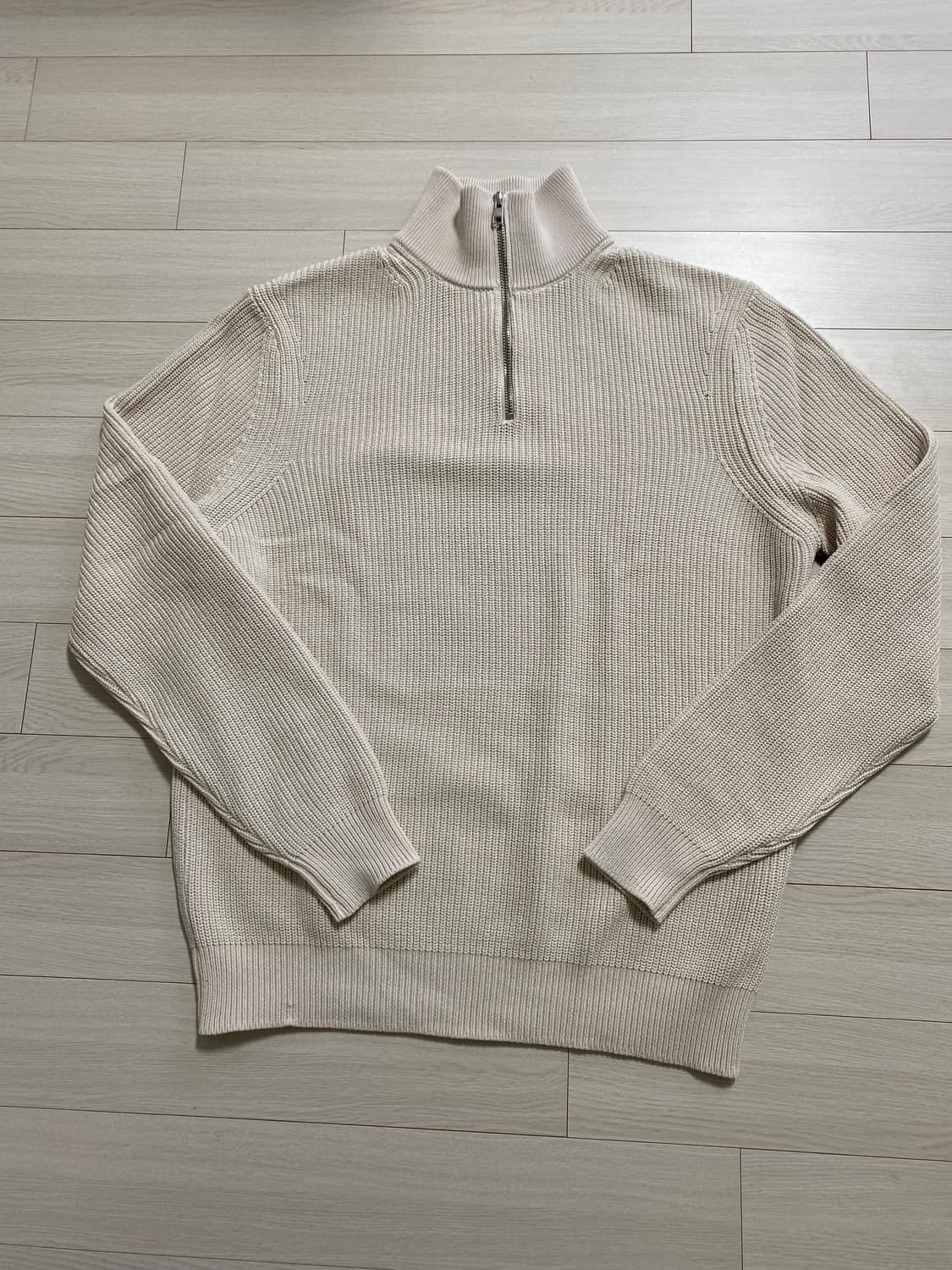 자라 남성 하프집업 니트 L사이즈 새상품 상품이미지2