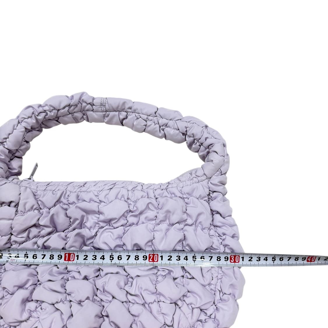 COS 코스 퀄티드 구름 미니백 가방 퍼플 연보라 상품이미지5