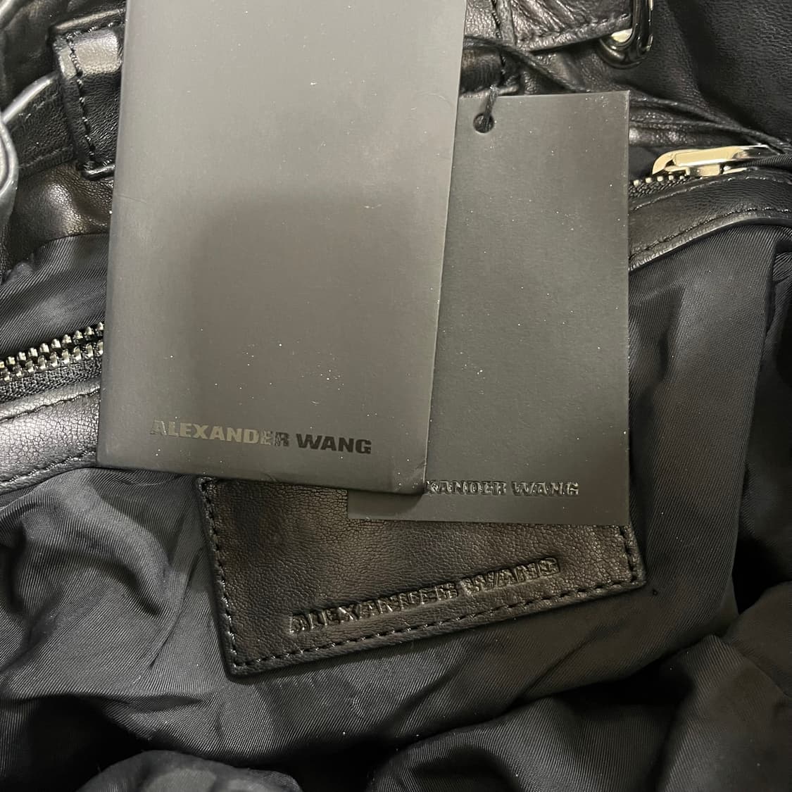 [OS] Alexander Wang 빅 블랙 레더 백팩 상품이미지7