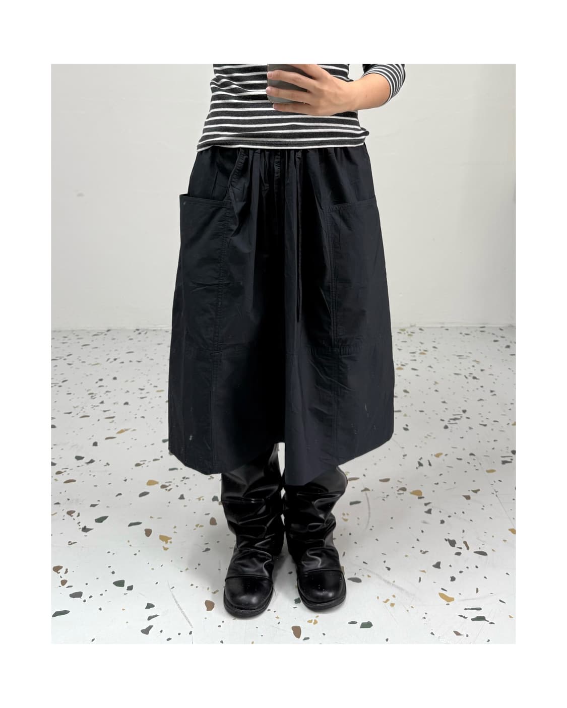 Uniqlo u 코튼 스커트 상품이미지1