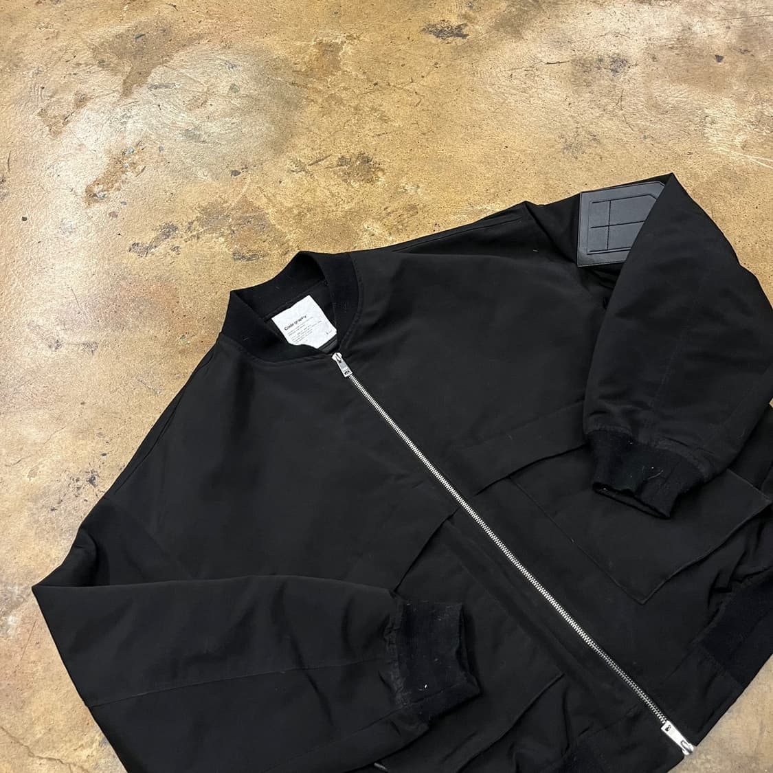 [정품/L] 코드그라피 블랙 봄버 자켓 b14 상품이미지1