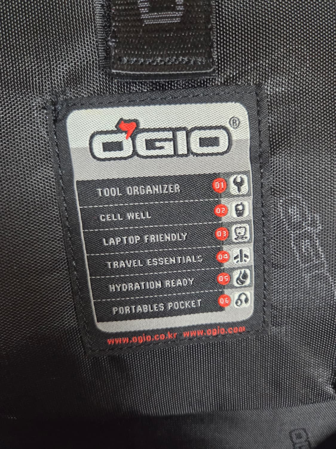 Ogio 빈티지 나일론 백팩  상품이미지6