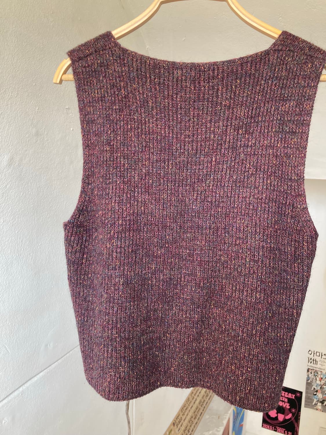 울 크롭 레이어드 니트 베스트 상품이미지6