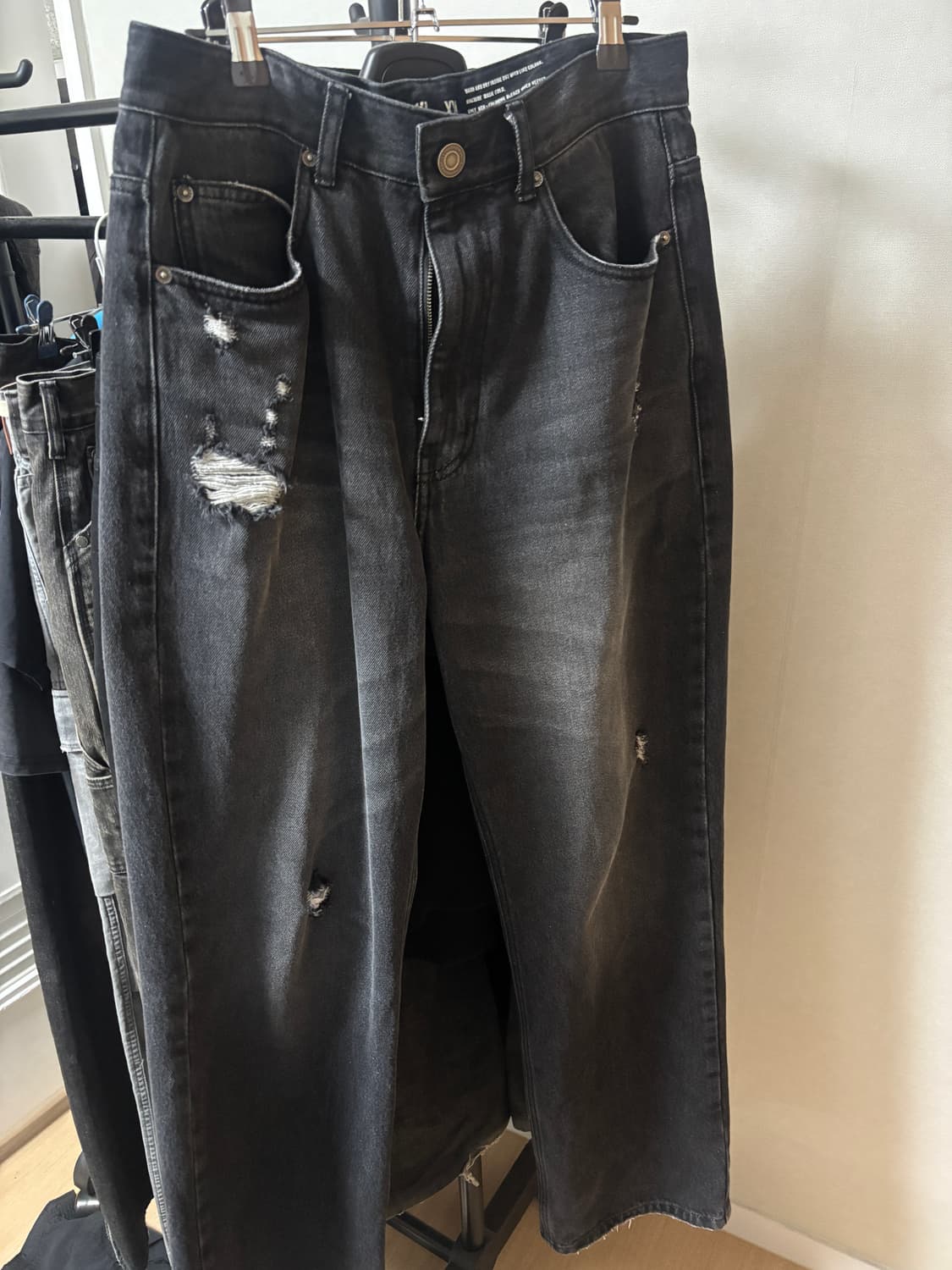 엑스트라오디너리 데미지 데님 사이즈 m 상품이미지1