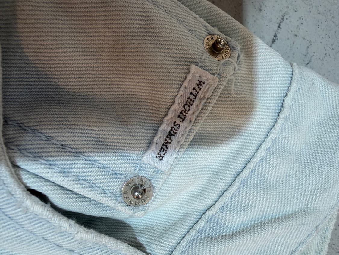 Without Summer 와이드 데님 팬츠 연청 상품이미지3