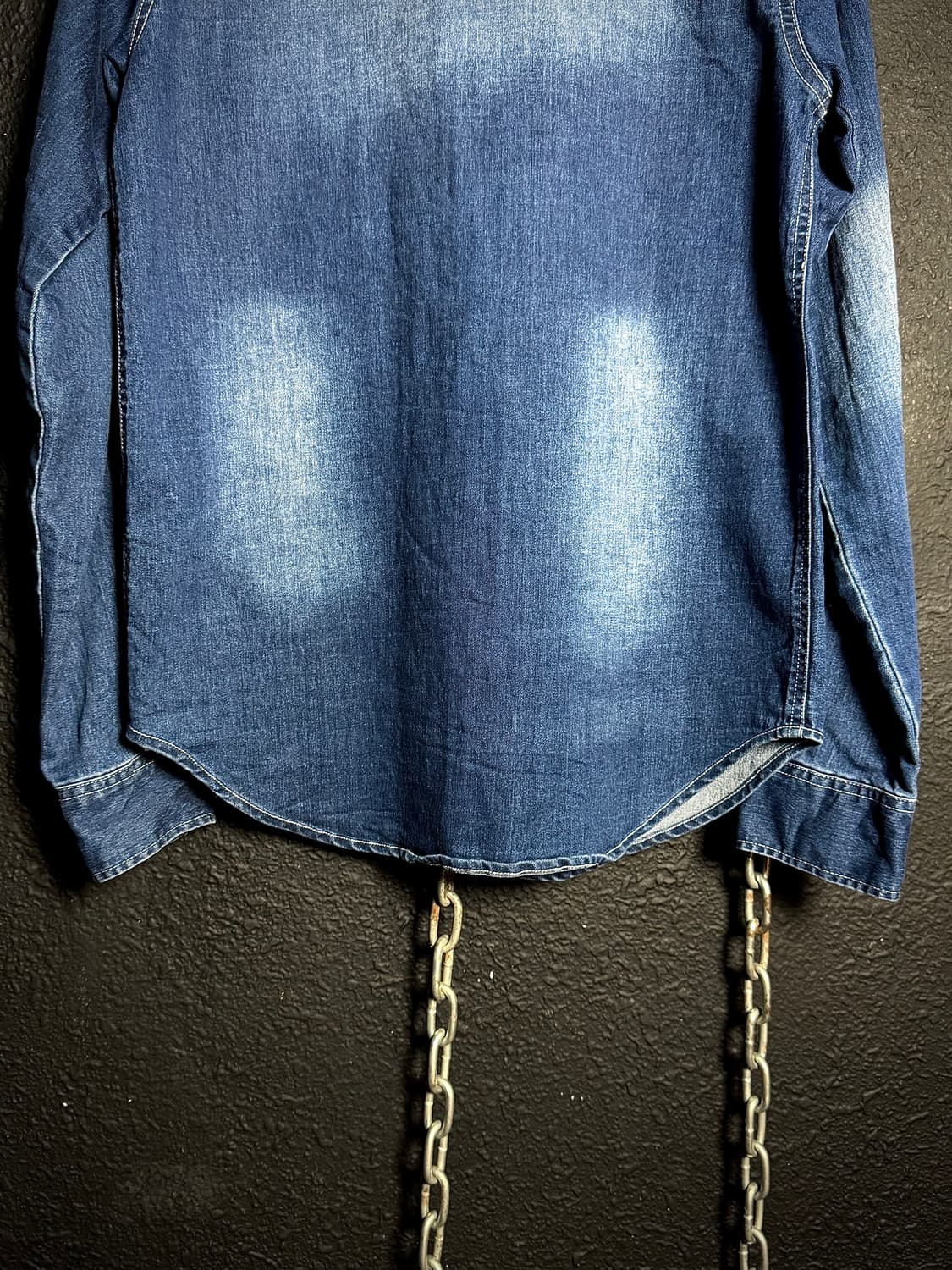Wardrober – Distressed Western Denim Shi 상품이미지8