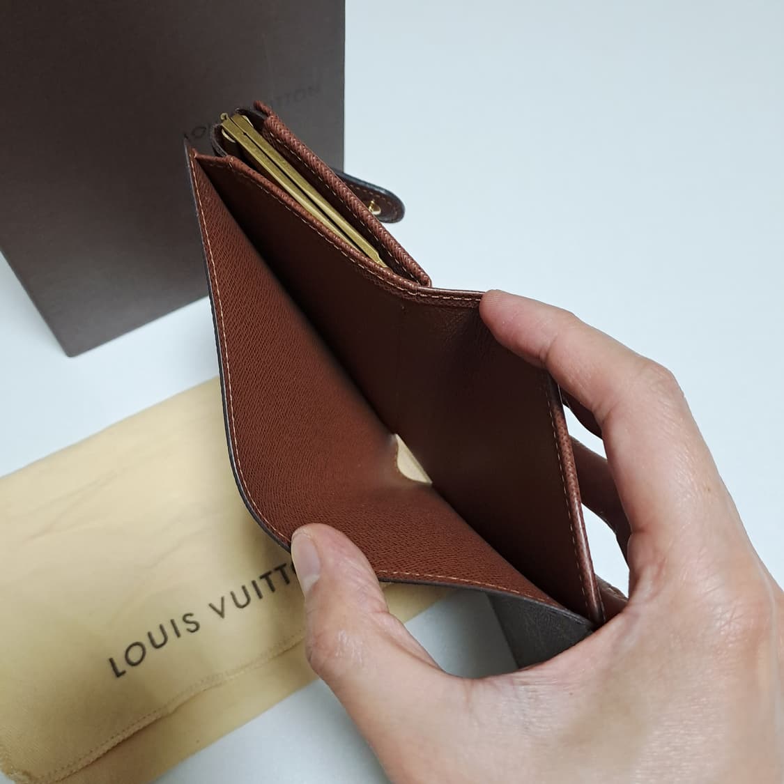 [100%/정품] 루이비통 모노그램 프렌치 퍼스 중지갑, 루이비통지갑 상품이미지5