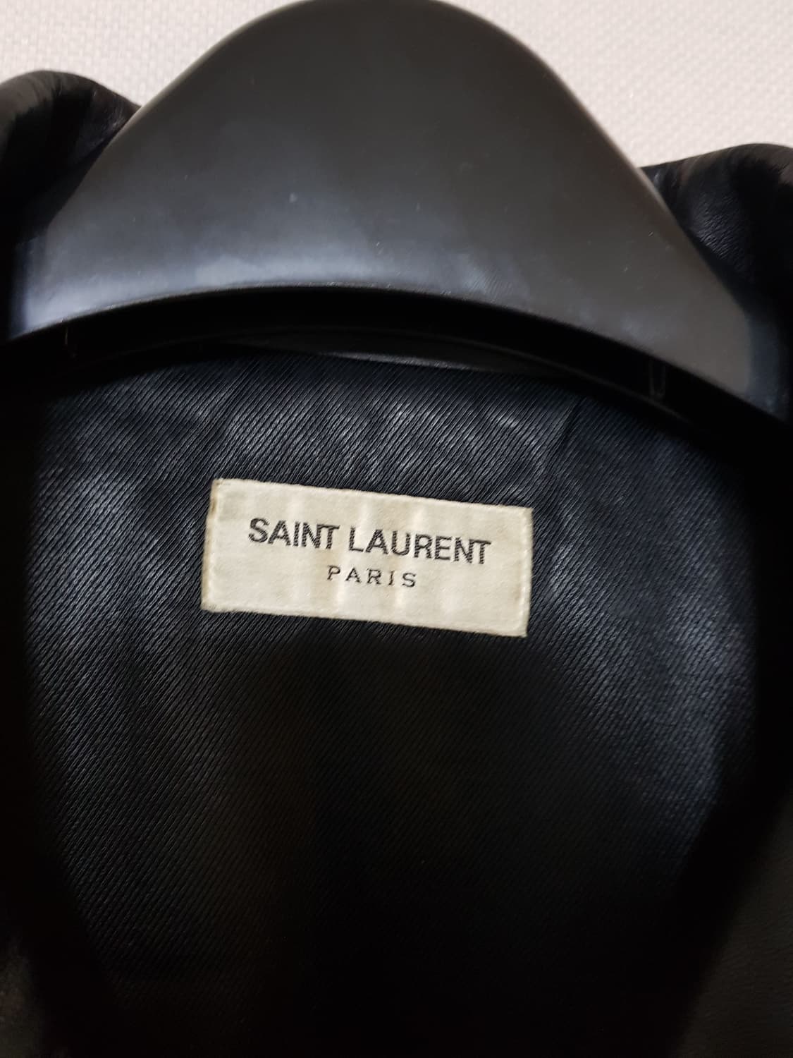 생로랑 램스킨 L01 라이더 자켓 블랙 상품이미지6