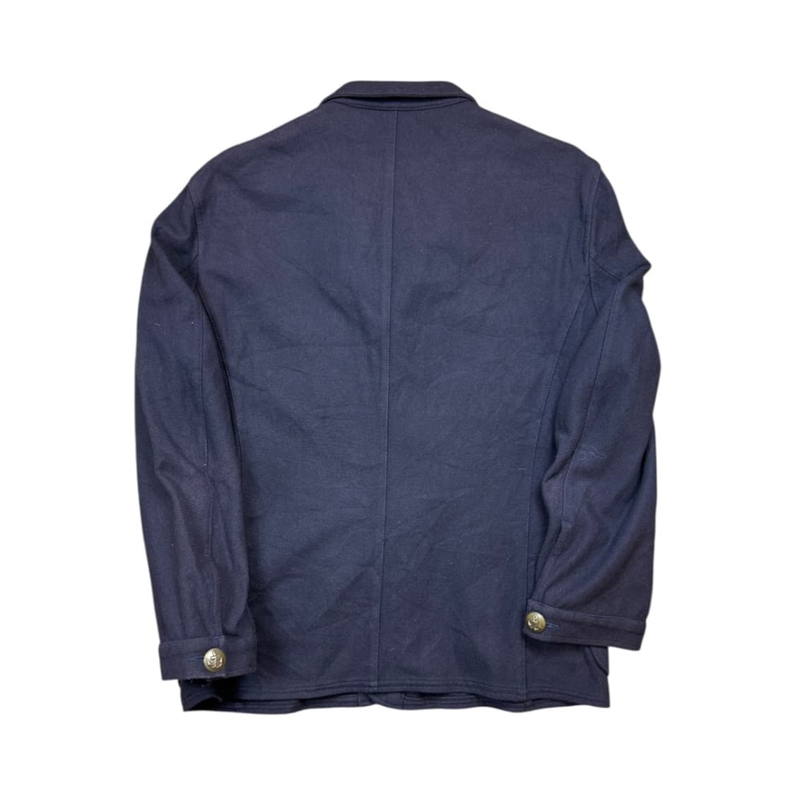 S) 빈티지 프렌치 네이비 3버튼 패치 워크자켓 OJ-036 상품이미지2