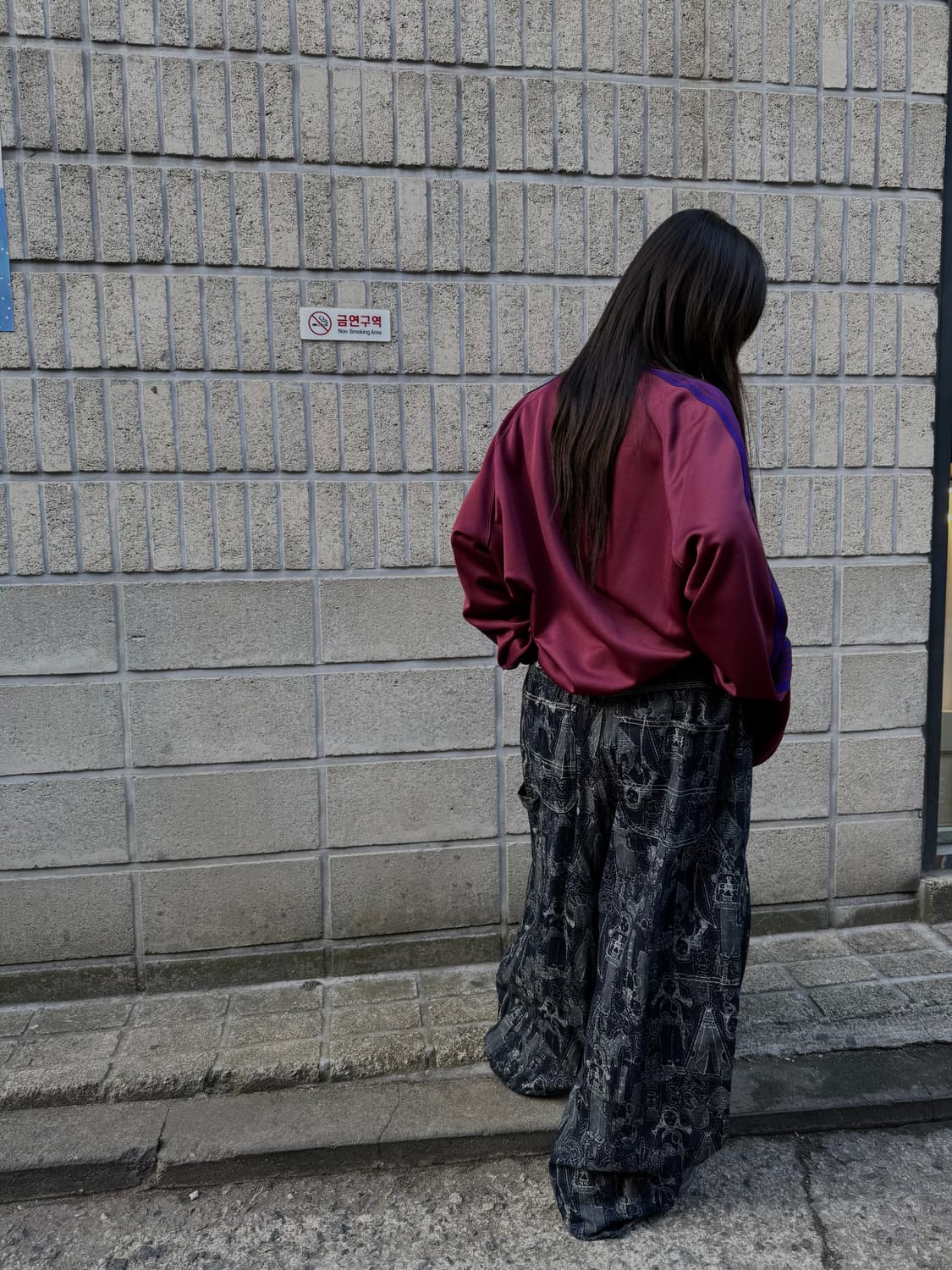 니들스 버건디 트랙 집업 상품이미지8