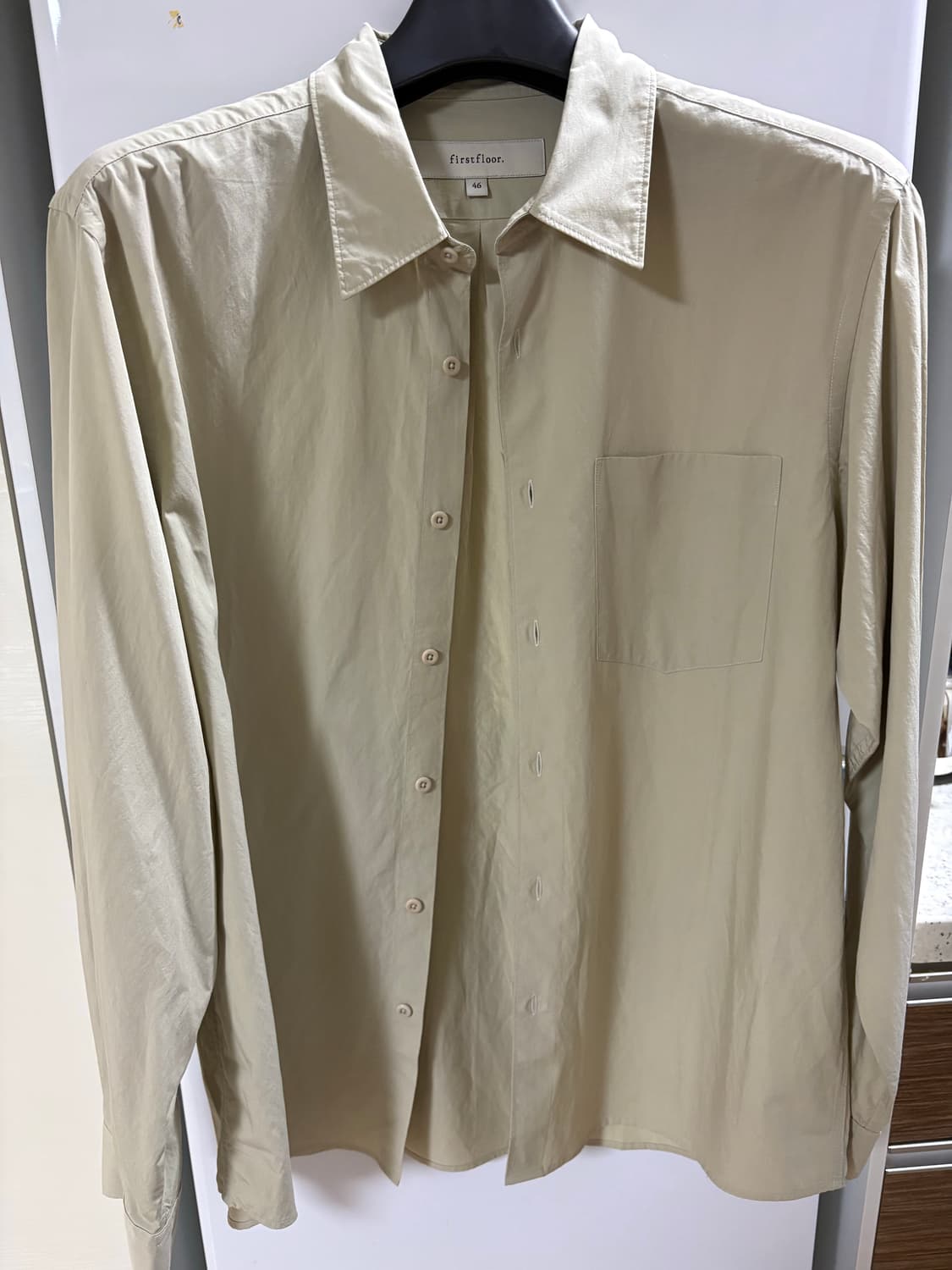 퍼스트플로어 새커셔츠 모스 그레이 46 상품이미지1