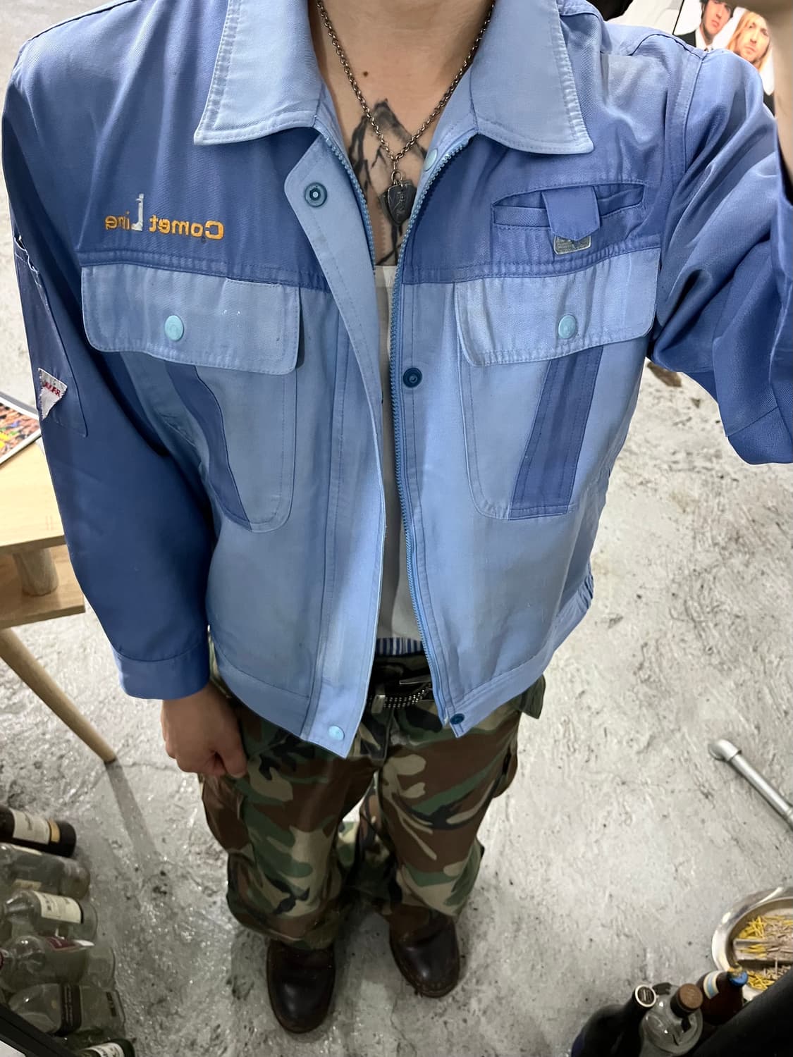 Rank comet line work jacket 상품이미지4
