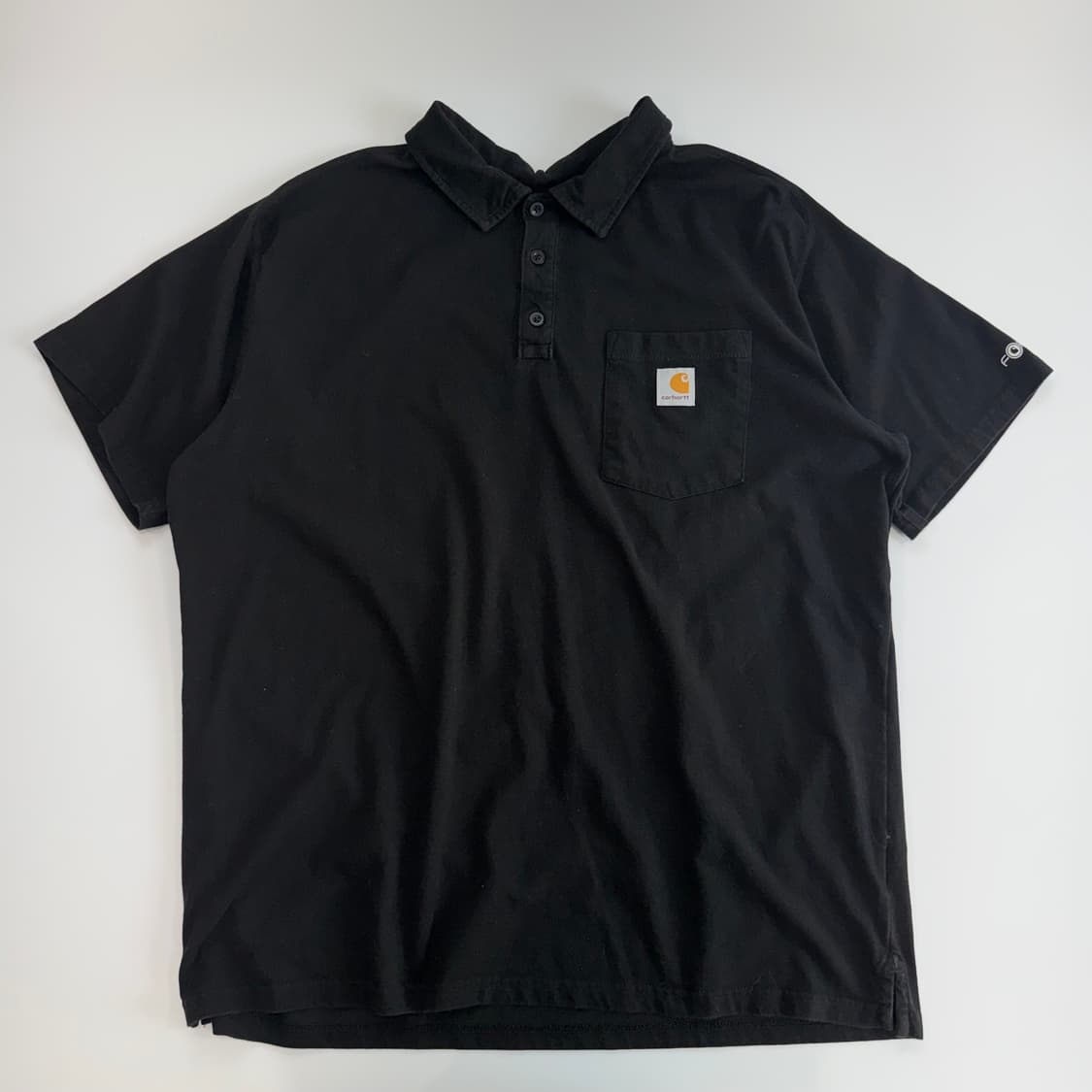 Carhartt 칼하트 원포켓 블랙 반팔 카라티 상품이미지3