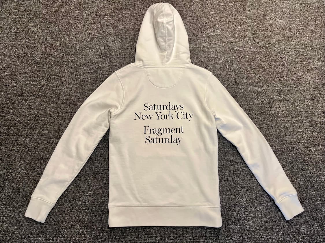 [90] SATURDAYS  NYC X 프라그먼트 후드티 XS  상품이미지4