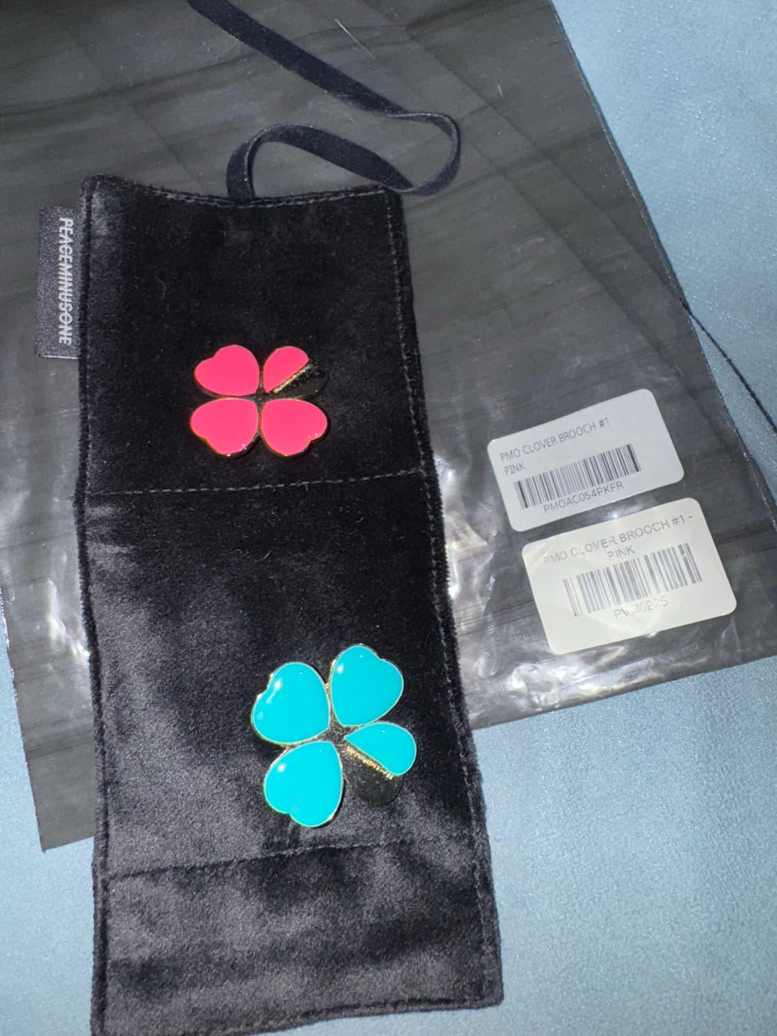 피스마이너스원 CLOVER BROOCH #1 PINK - MINT 상품이미지6