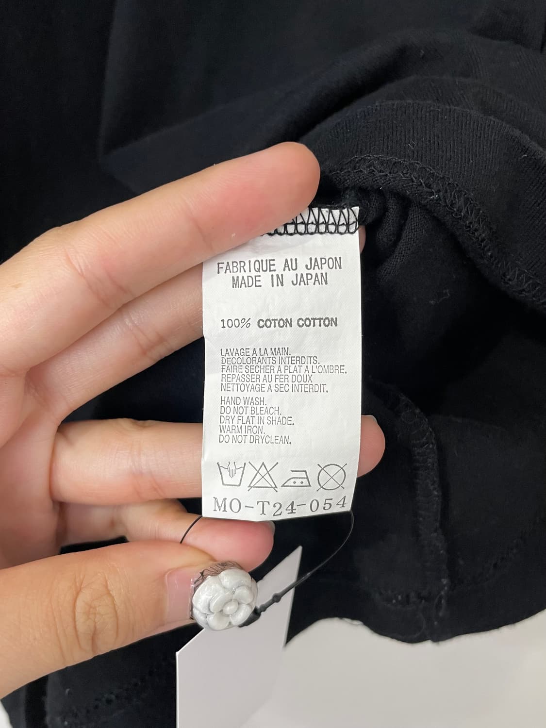 요지 야마모토 Y's for men 브이넥 티셔츠 상품이미지4