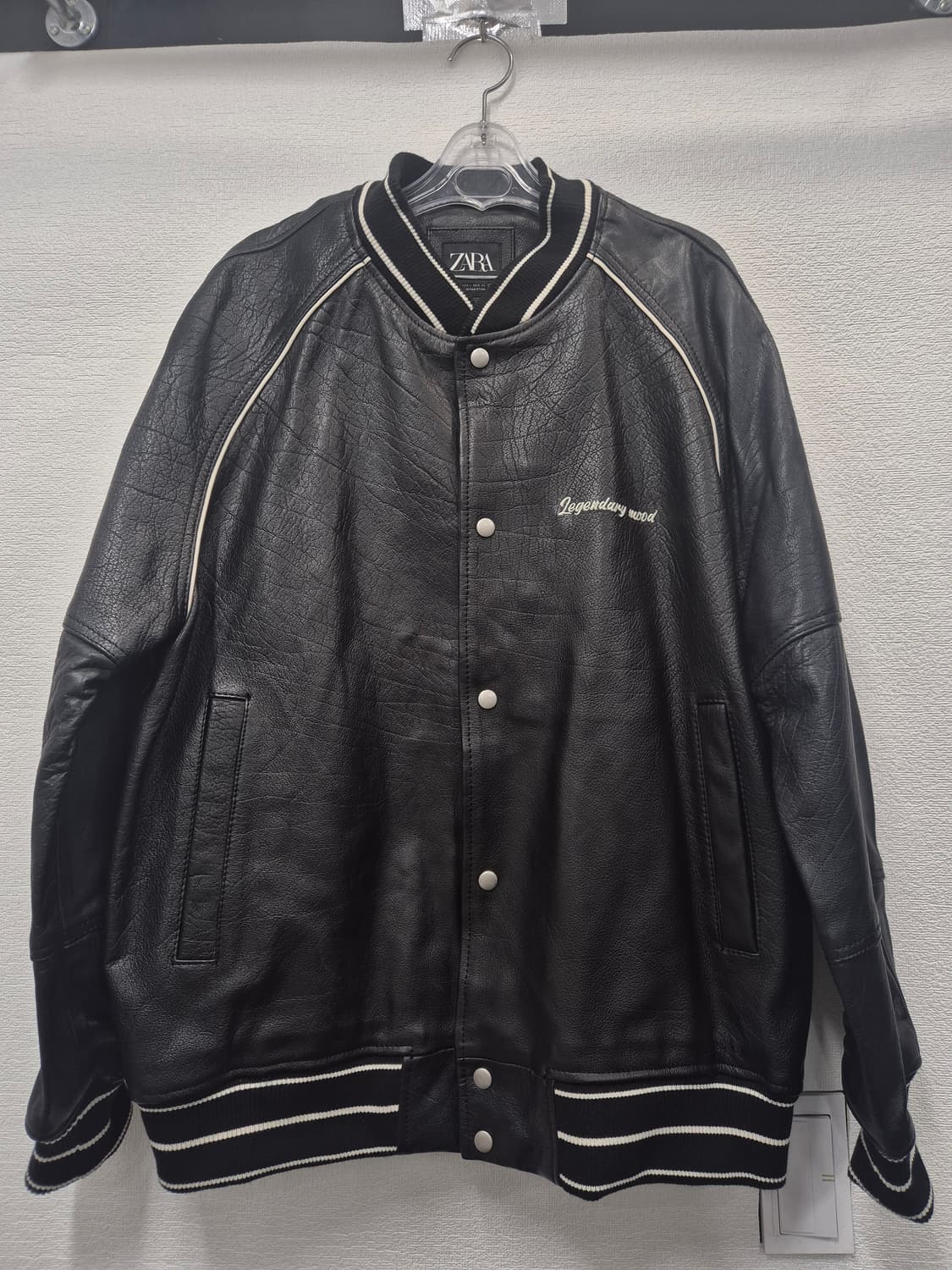 자라 소가죽 버팔로 바시티 자켓 스타디움 / 105 상품이미지1