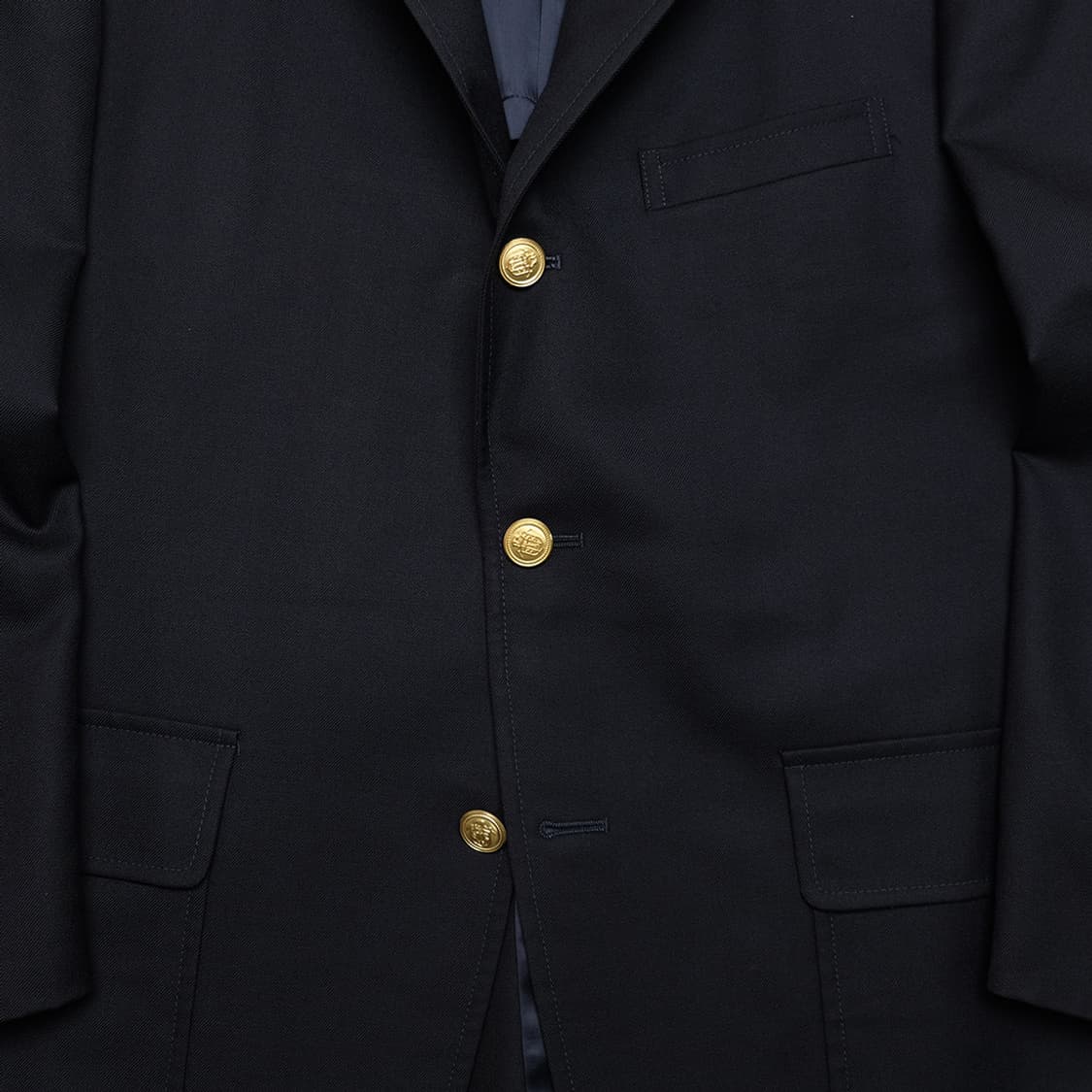 gold button 3roll2 dark navy blazer 상품이미지5