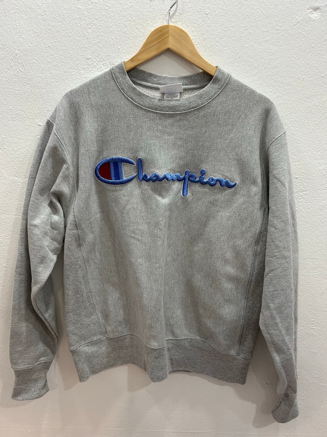 챔피온 맨투맨 회색 M 상품이미지1