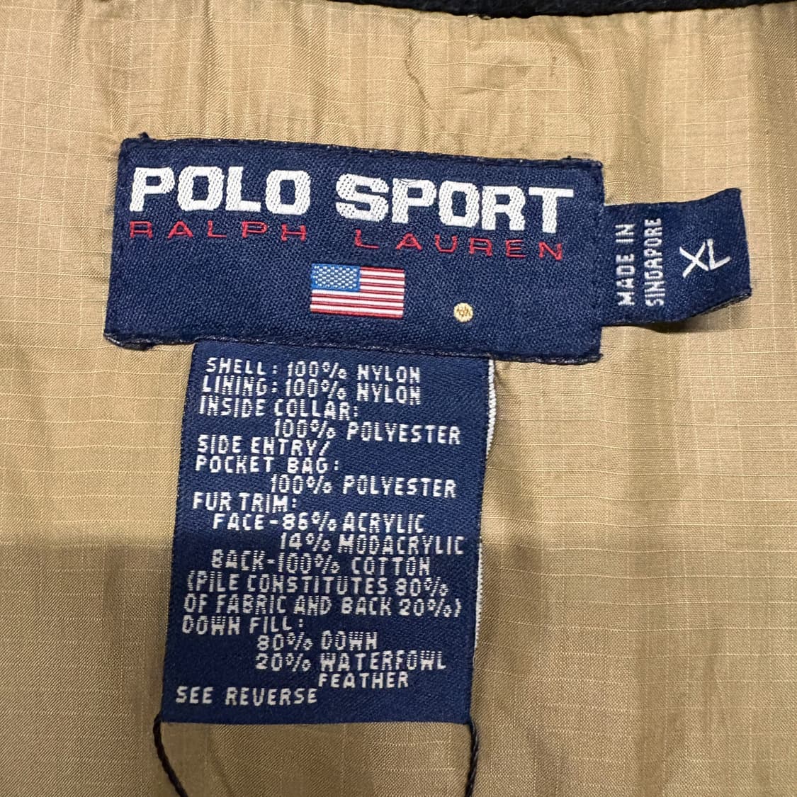 폴로스포츠 by 랄프로렌 다운 퍼후드 탈부착 버튼 집업 파카자켓 N69 상품이미지8