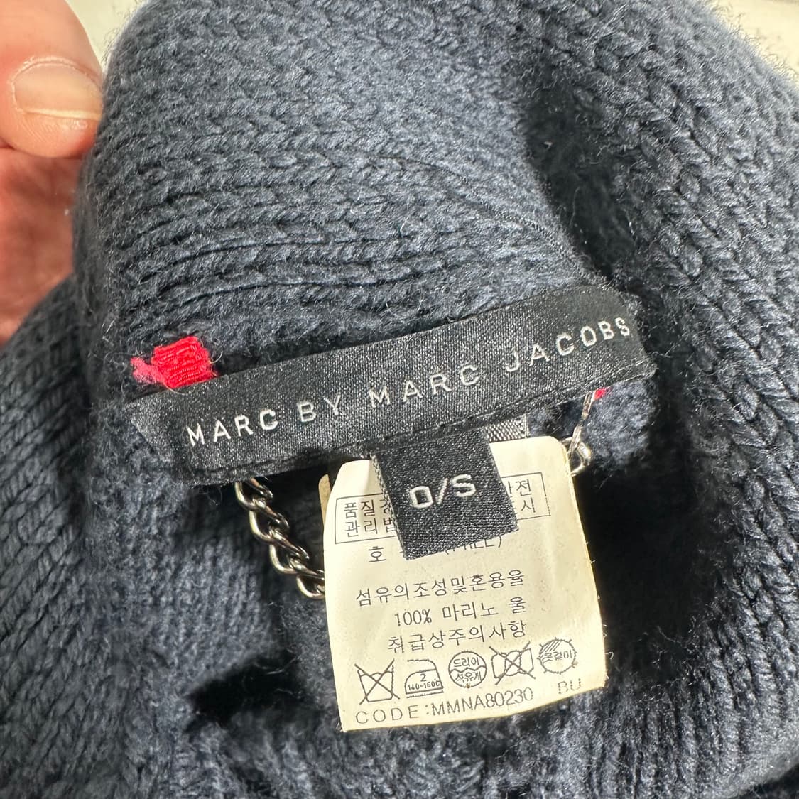 OS 마크바이마크제이콥스 차콜 메리노울 케이프 상품이미지5