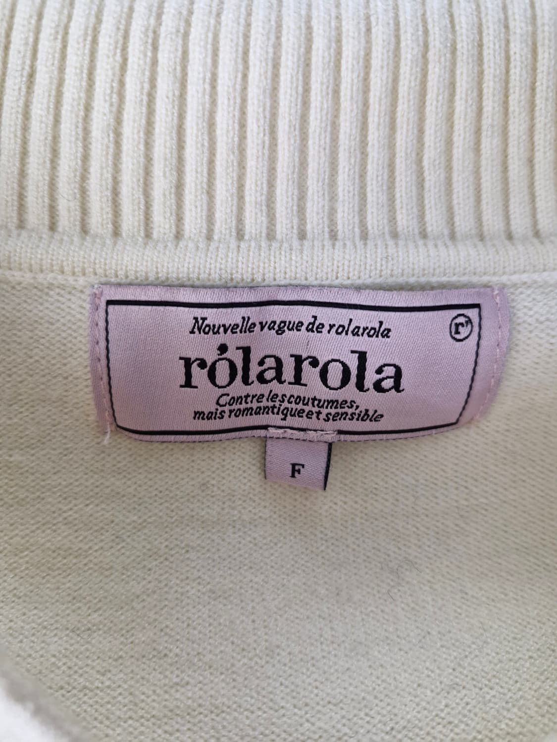 rolarola 로라로라 퍼프슬리브 스트라이프 니트(F) 상품이미지7