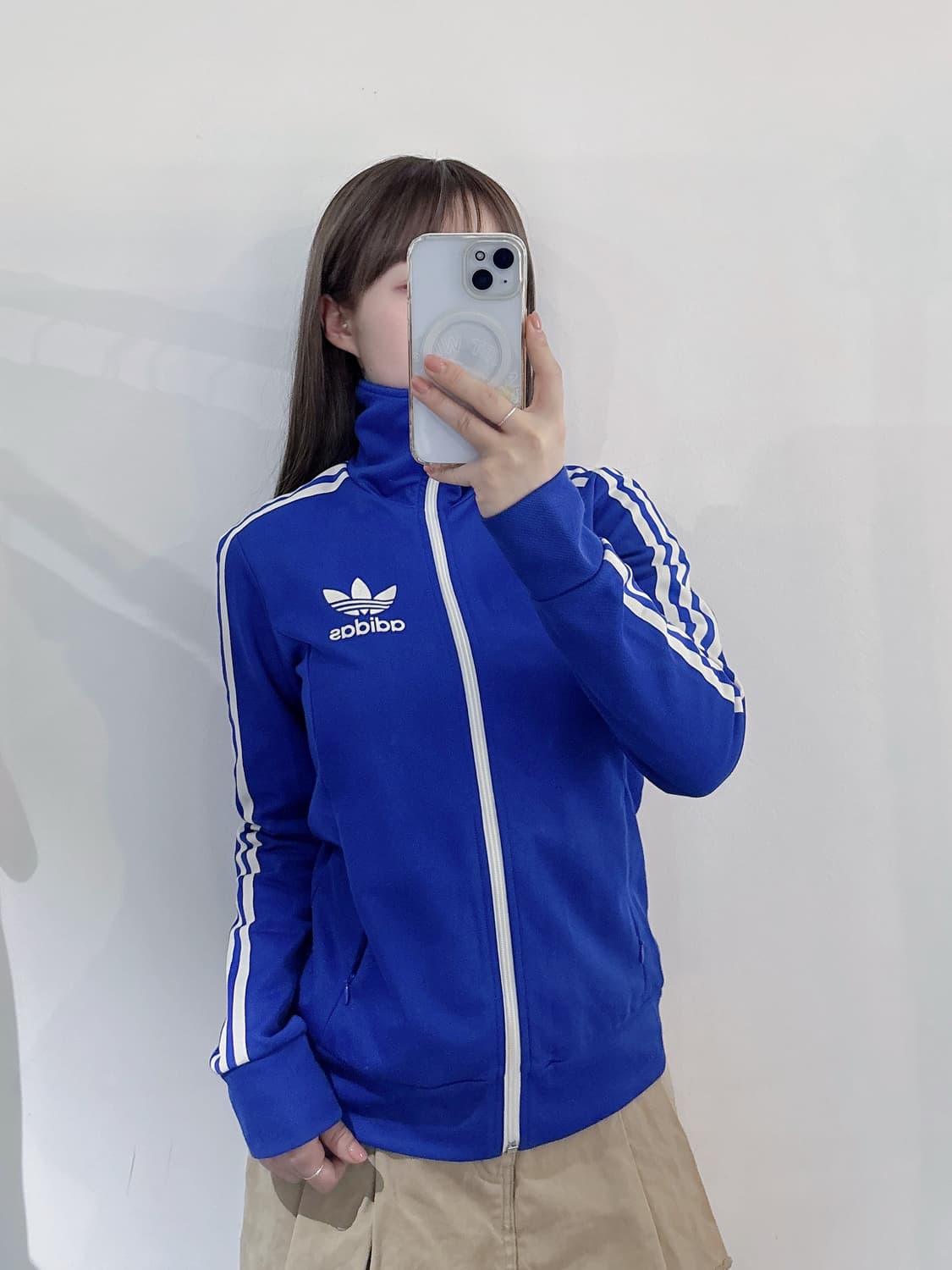 아디다스 유로파 블루 삼선 트랙탑 상품이미지2