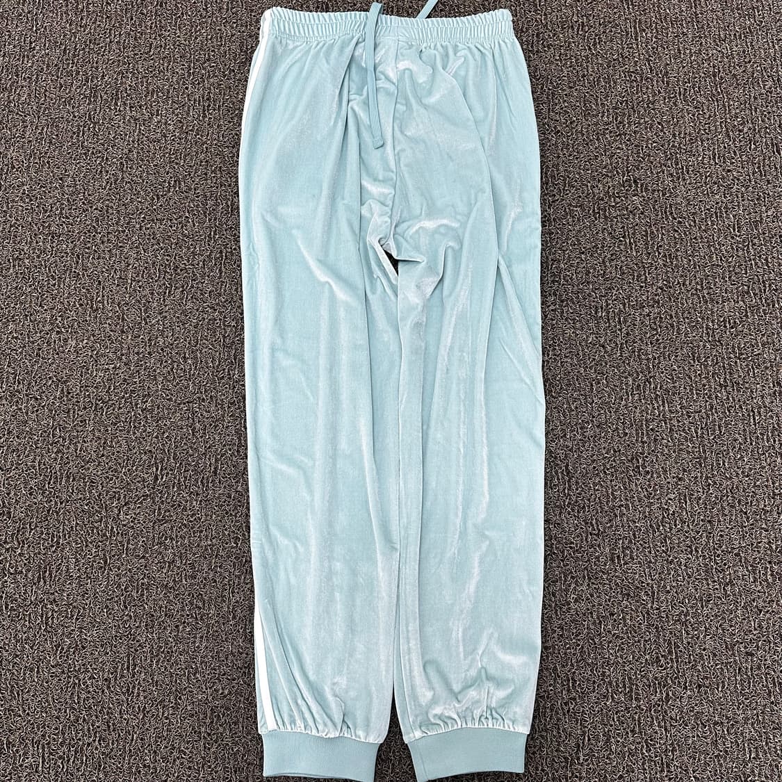 [새상품] 널디 벨벳 조거팬츠 운동복 민트 M 상품이미지5