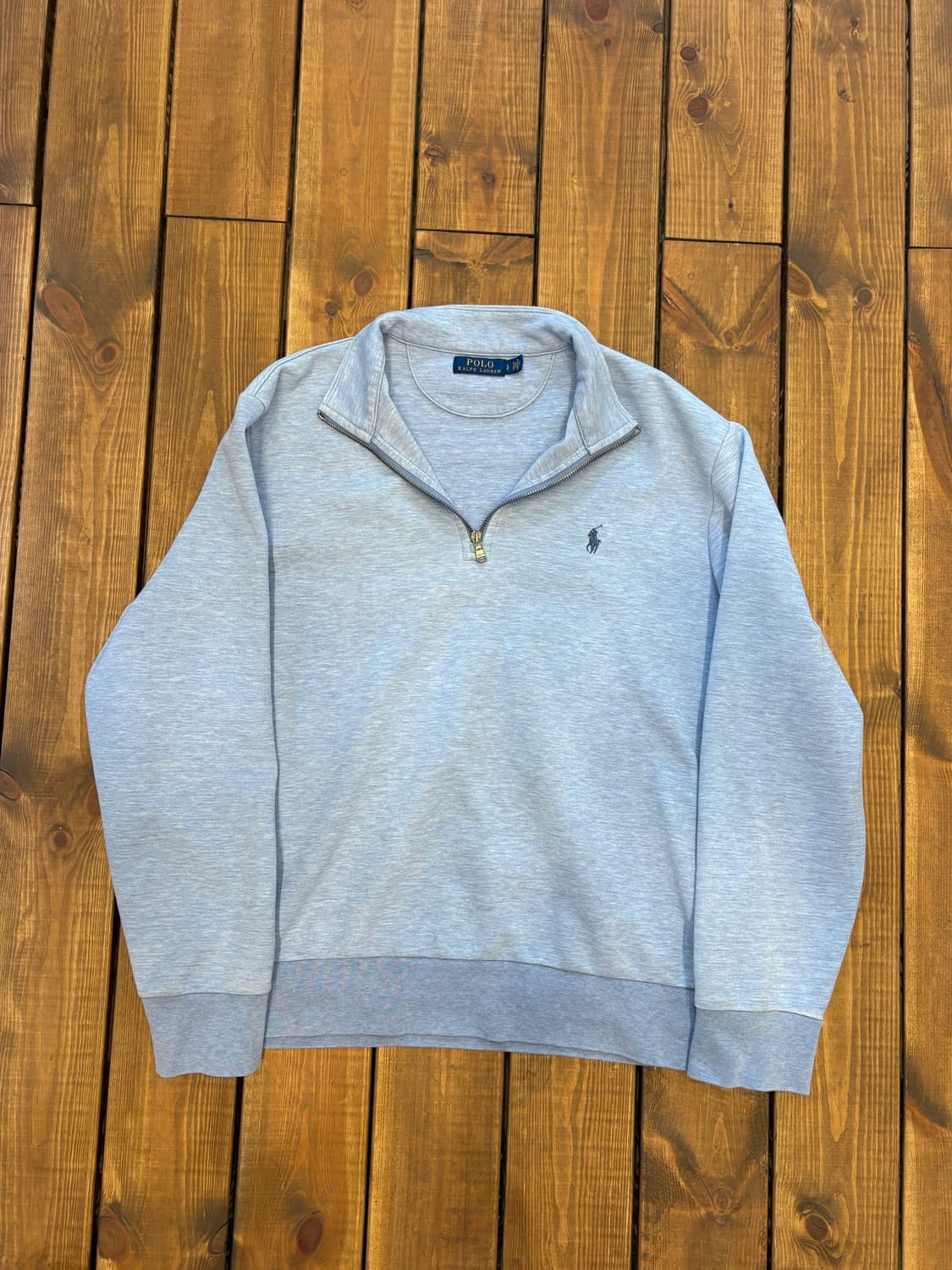 폴로 소라 니트 반집업 상품이미지4