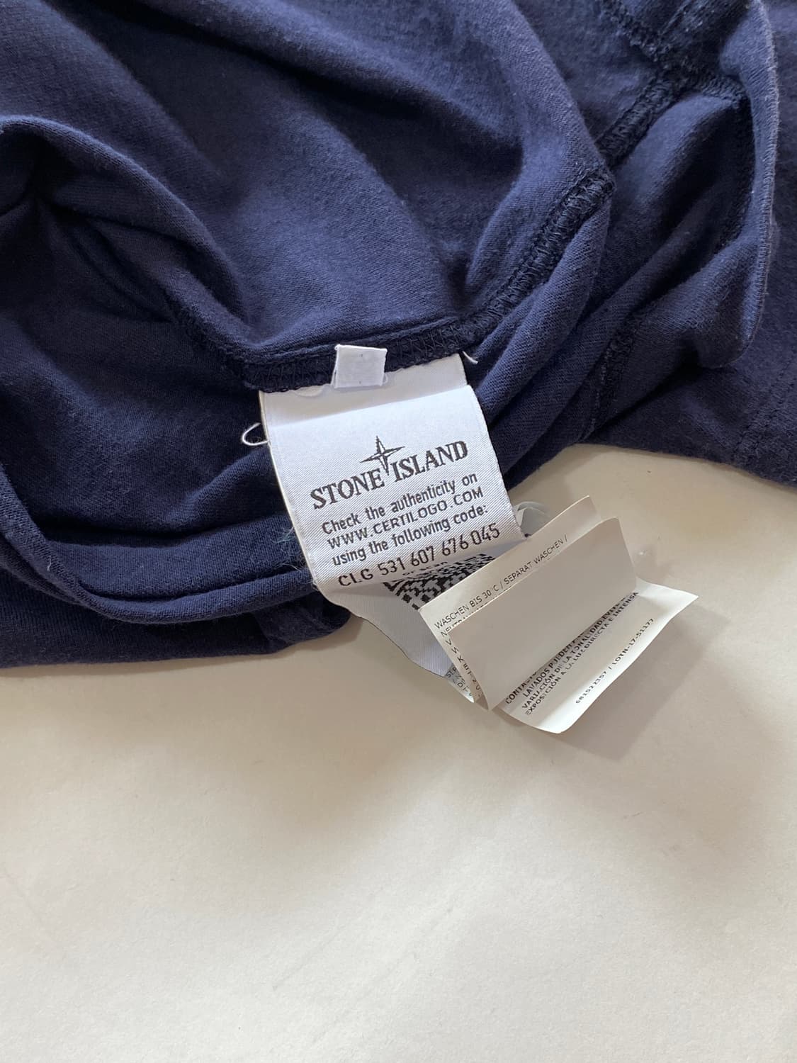 STONE ISLAND 스톤아일랜드 패치 로고 반팔 L 상품이미지2