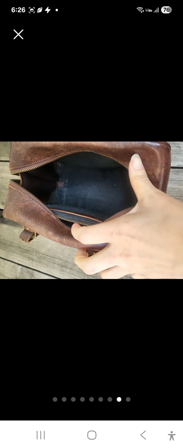 (100%정품)이태리 명품 felisi 리얼가죽 송치 트리밍 퍼 토트백 상품이미지7