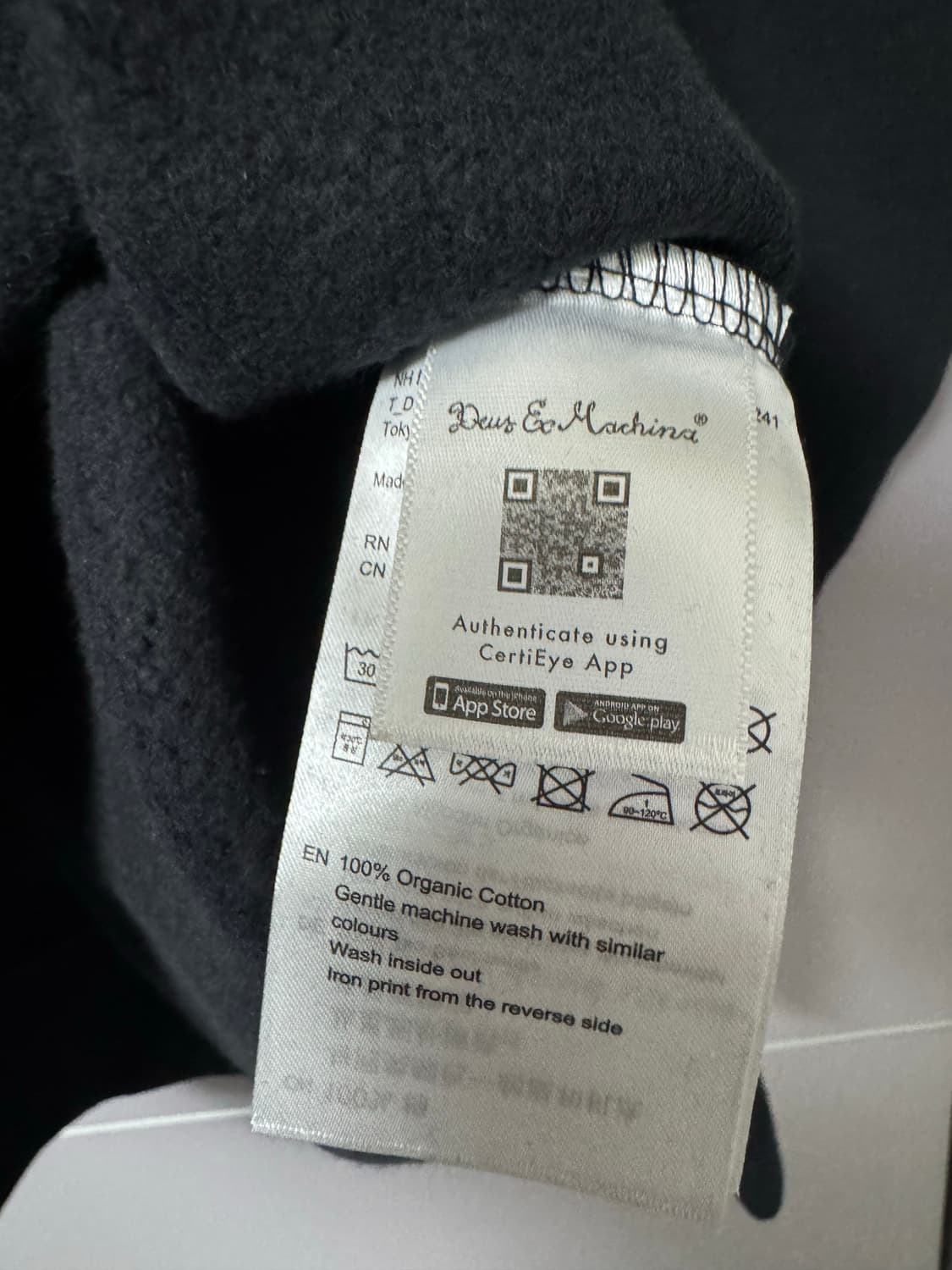 크림택) 데우스 엑스 마키나 도쿄 후드티 2XL 블랙 새상품 상품이미지7