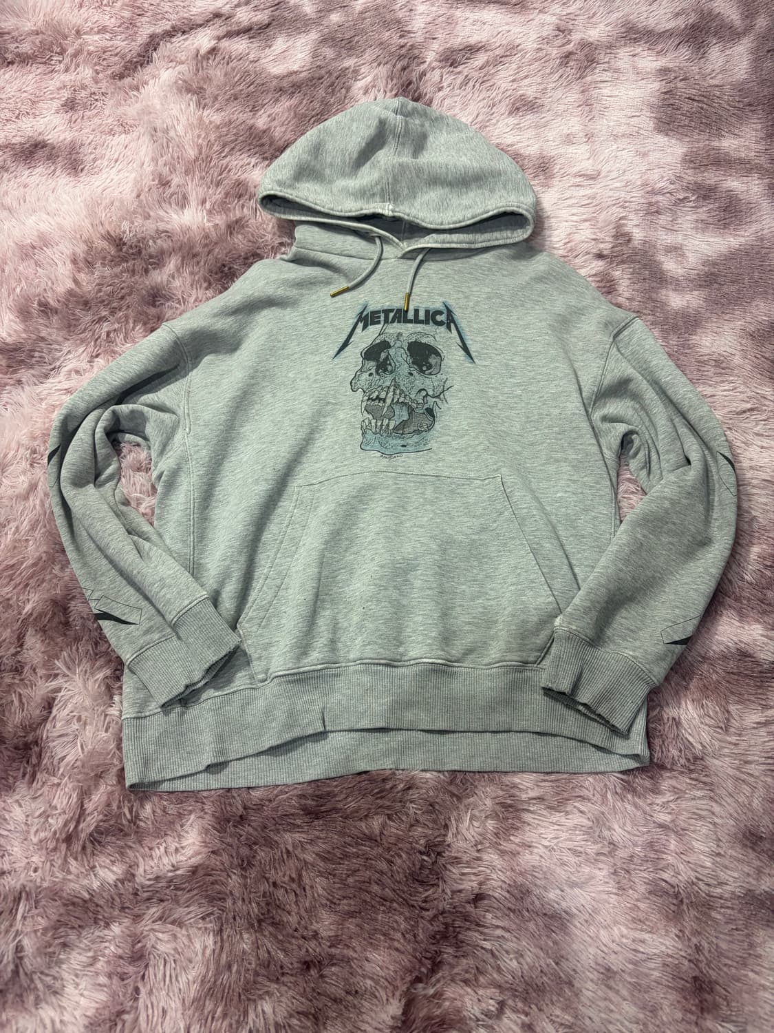 메탈리카 스컬 후드티 상품이미지1