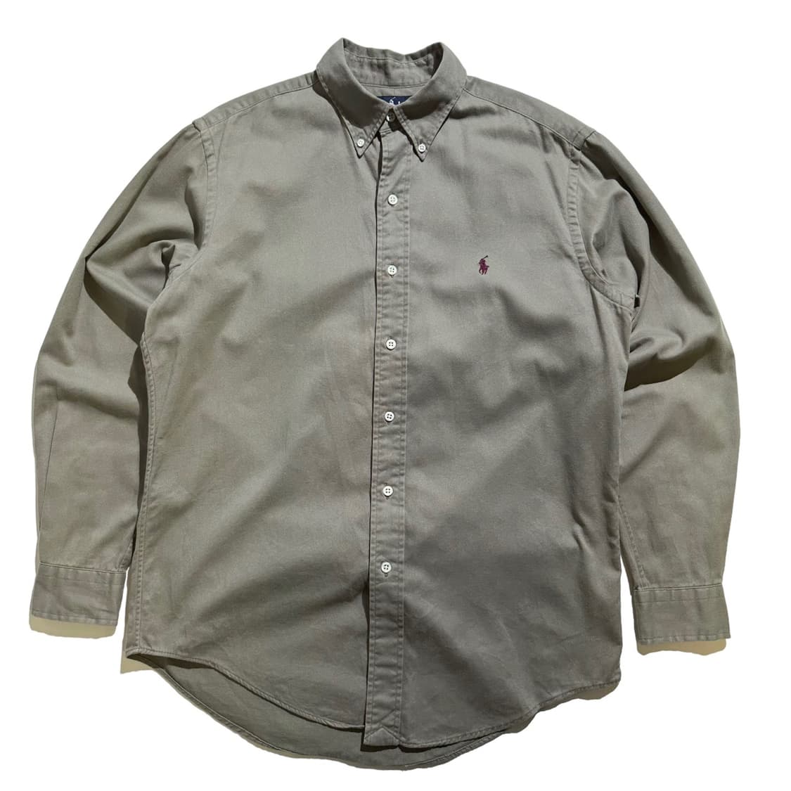 폴로 랄프로렌 트윌코튼 셔츠 카키 상품이미지1