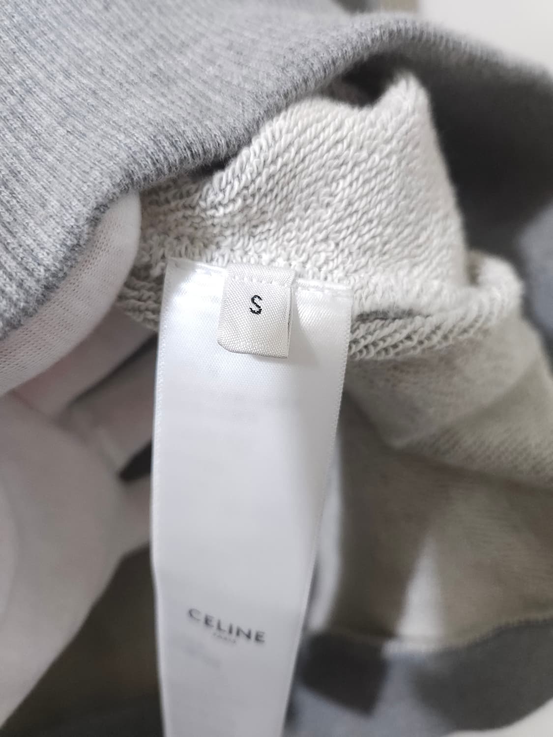 [새상품] 셀린느 코튼 플러스 로고 후드집업 S Size 상품이미지6