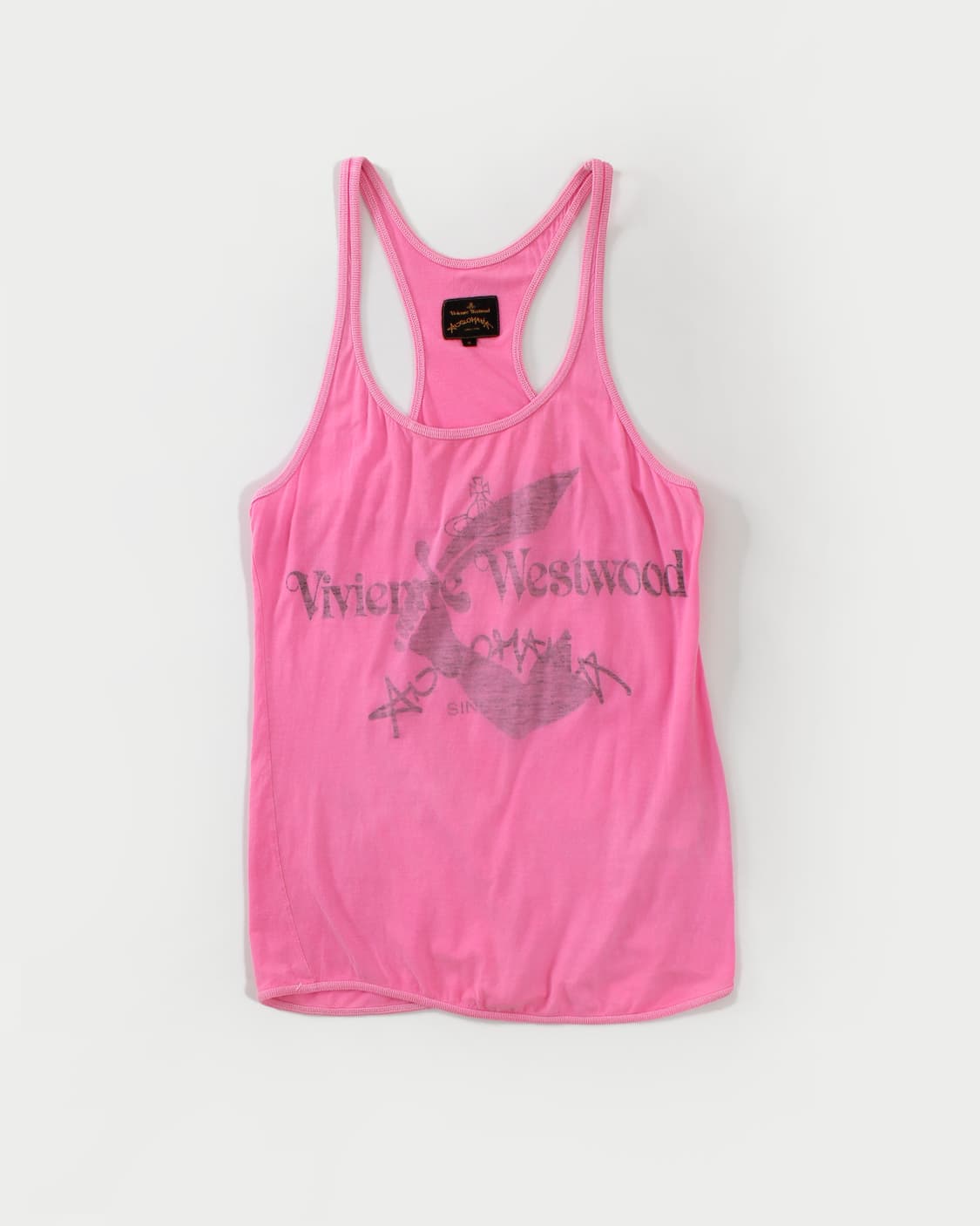 비비안웨스트우드 VIVIENNE WESTWOOD 핑크 분홍 나시 티셔츠  상품이미지2