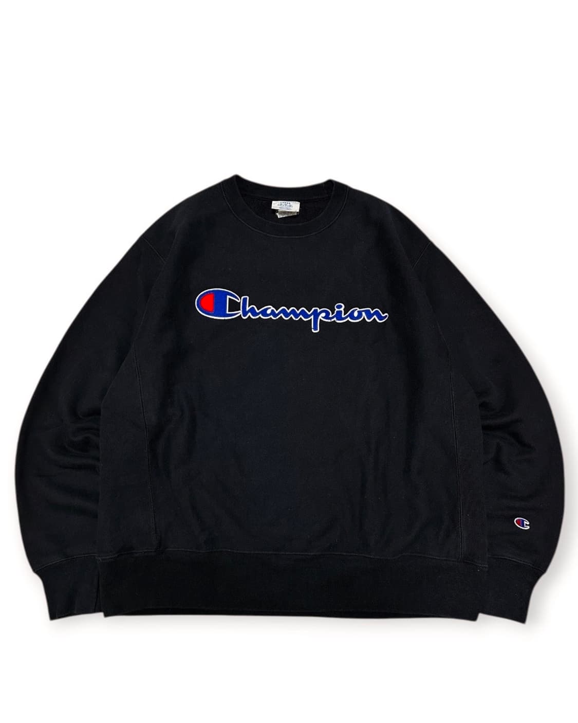 챔피온 리버스위브 블랙 스웻 셔츠 상품이미지1