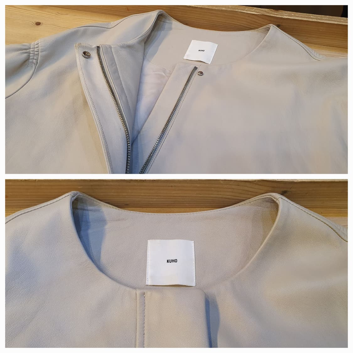 66.구호 양가죽 벨트립자켓  상품이미지4