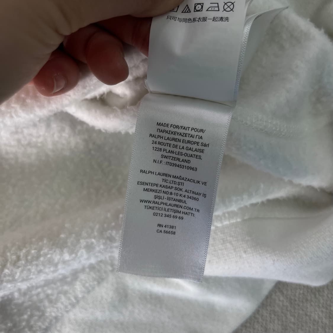 105 폴로랄프로렌 스몰포니 화이트 맨투맨 상품이미지10