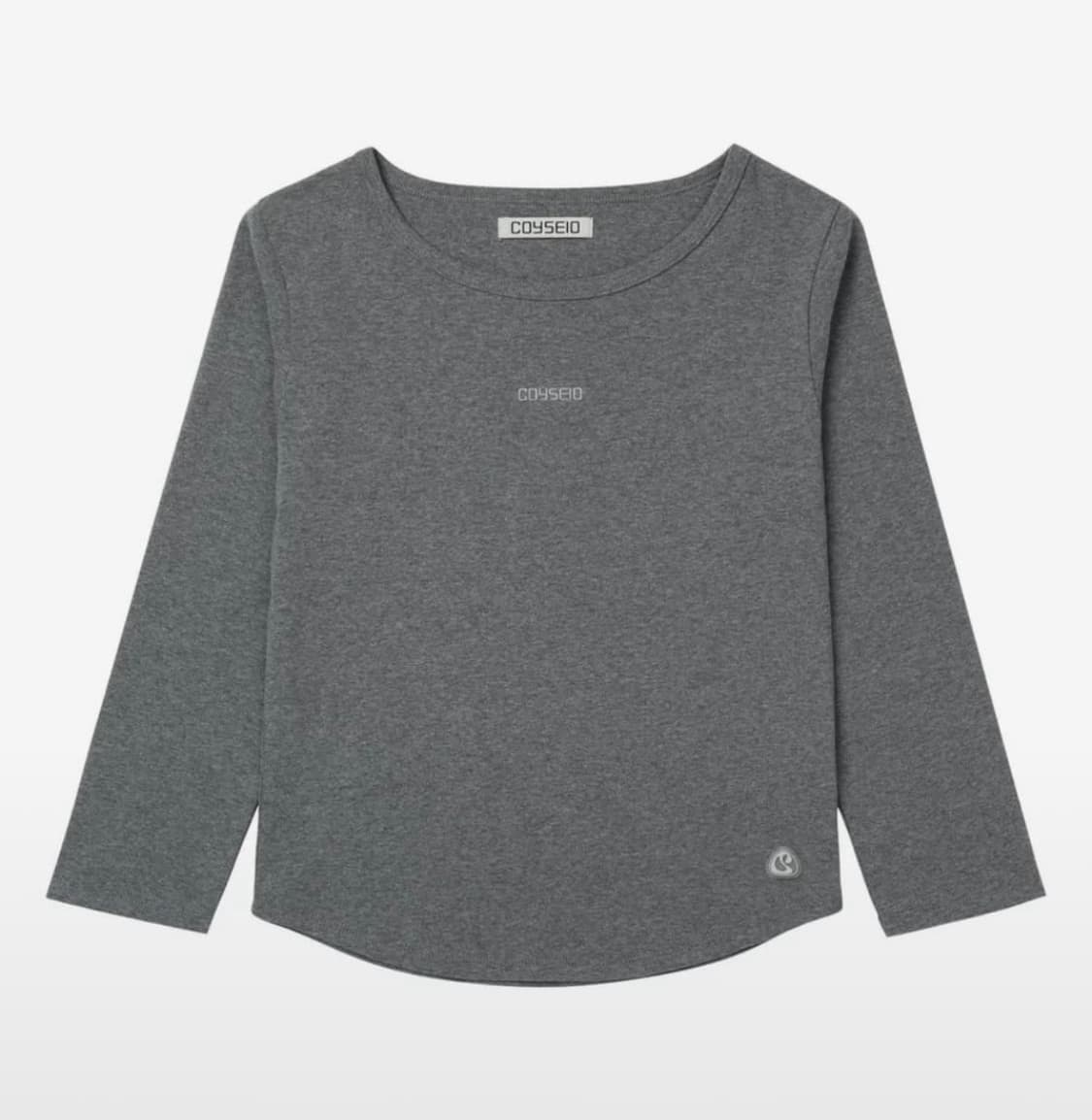 코이세이오 카프리 슬리브 티셔츠 그레이 상품이미지1