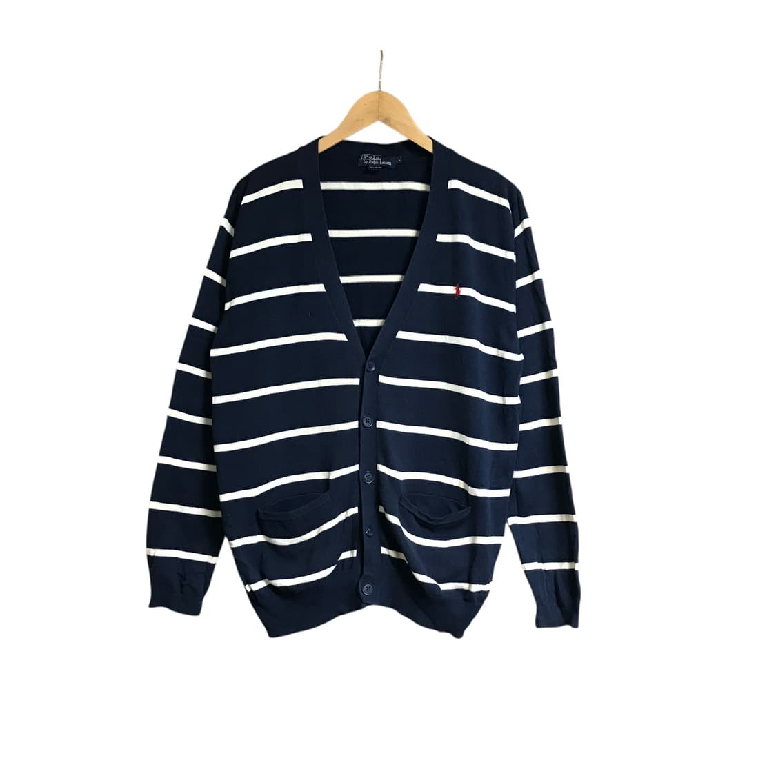 폴로 90s 브이넥 니트 가디건 상품이미지1