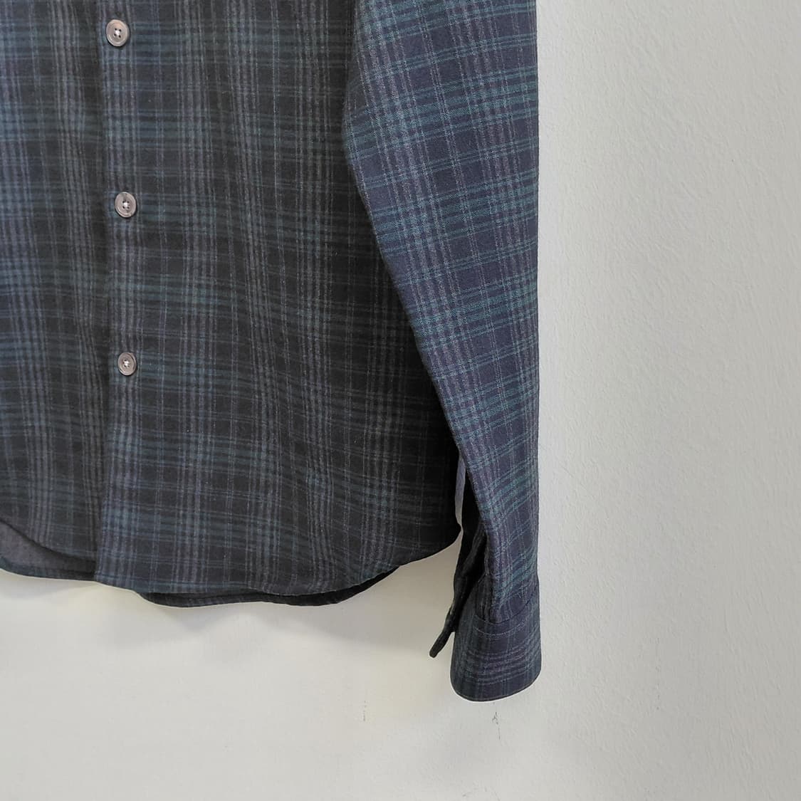 Theory 체크 셔츠 XS 남자 (90) 상품이미지6