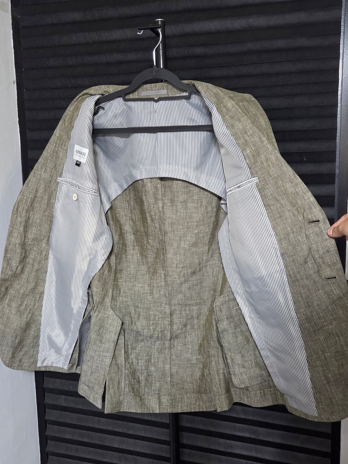 (정품) [아르마니] 꼴레지오니 린넨 자켓 판매합니다. 상품이미지5
