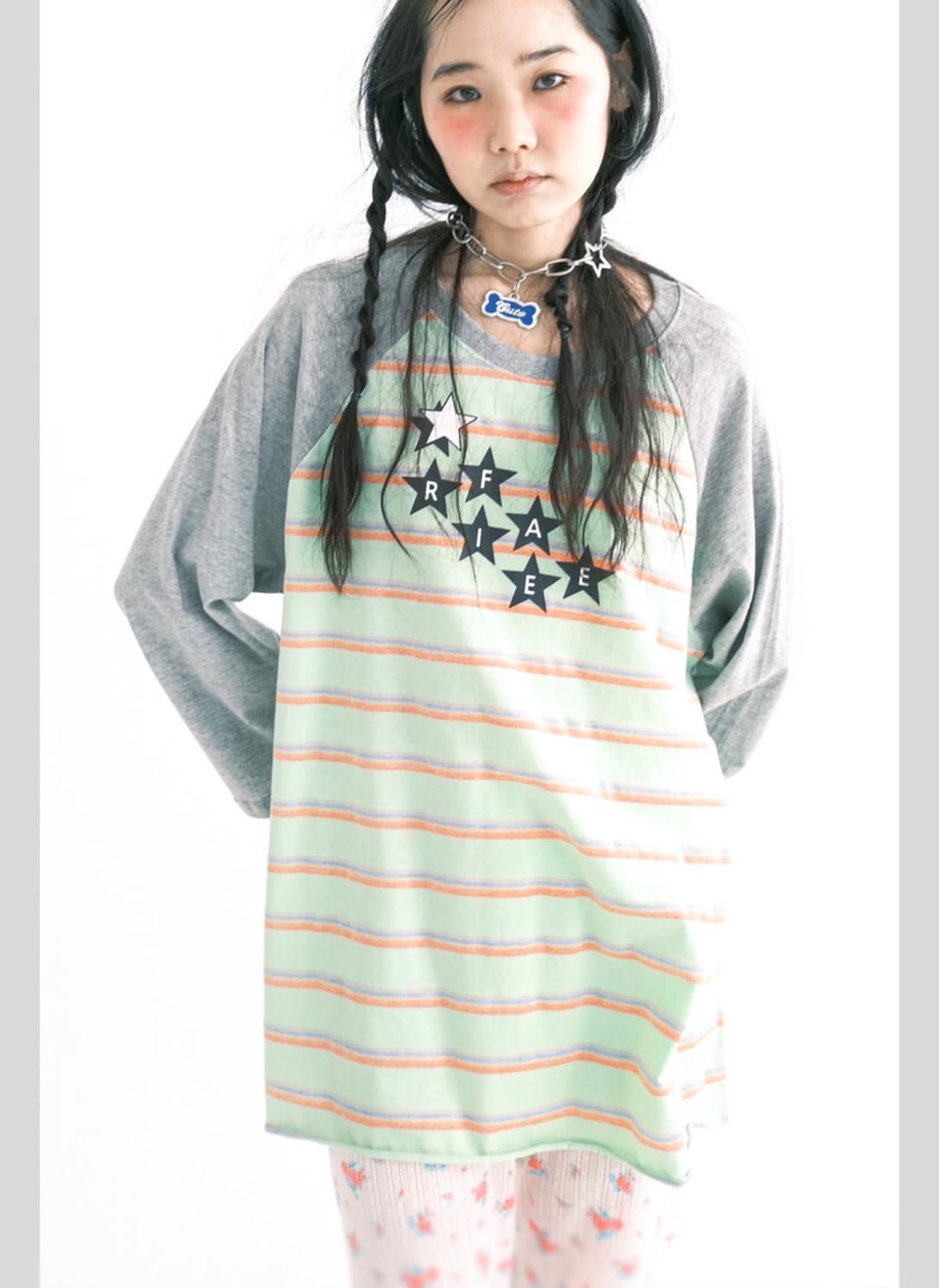 샵페어리 rainbow raglan t-shirt 긴팔티셔츠 상품이미지1