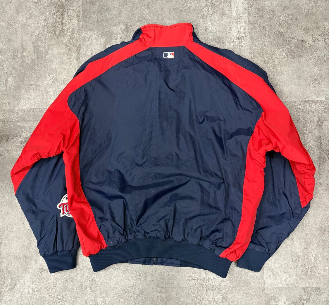 90s 마제스틱 미네소타 트윈스 야구 점퍼 네이비/레드 상품이미지5
