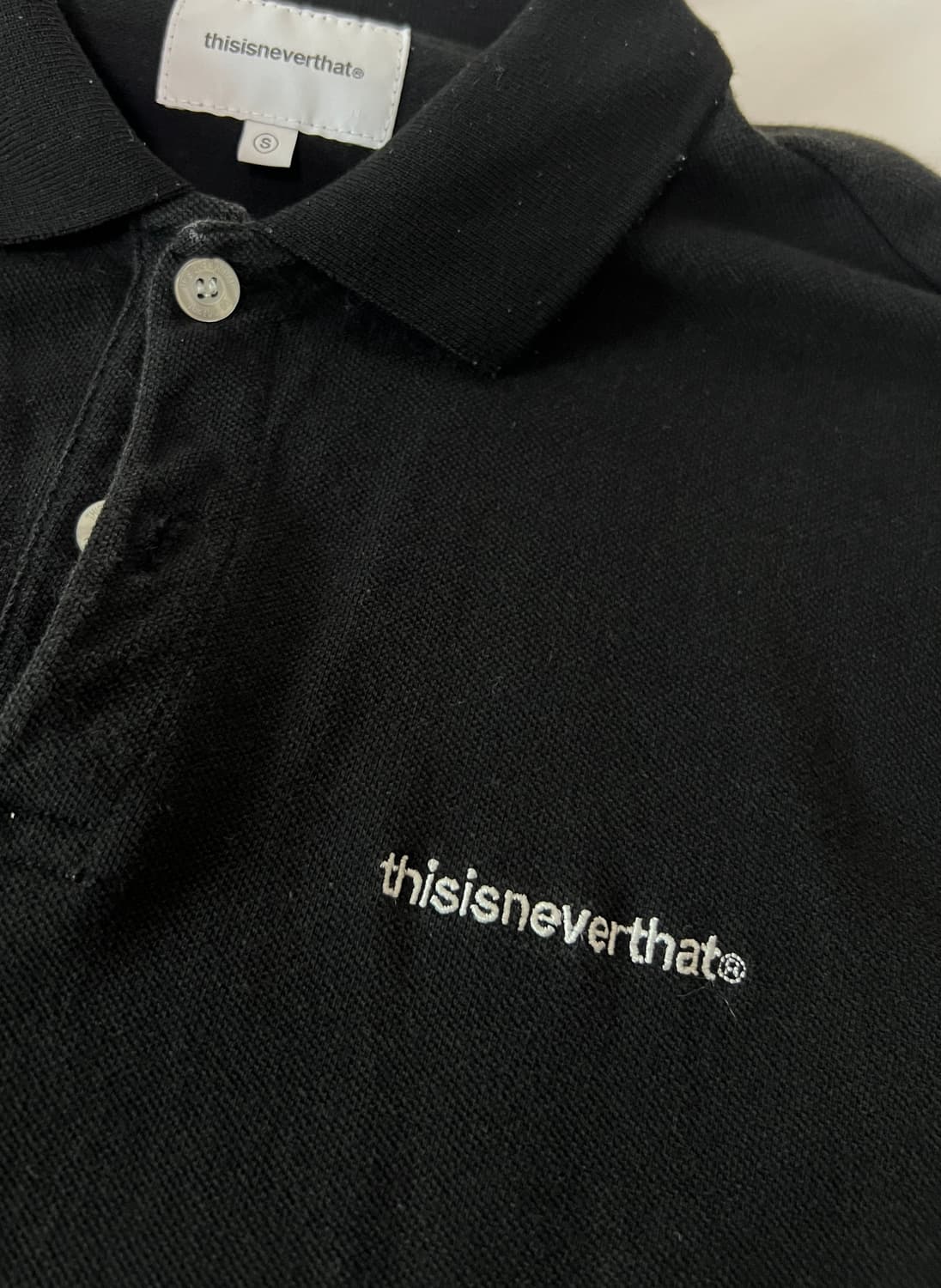 S) 디스이즈네버댓 카라 반팔티 상품이미지2