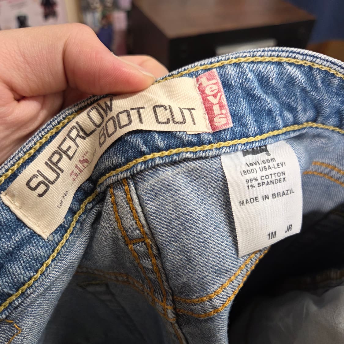 리바이스 518 로우라이즈 부츠컷 데님 상품이미지8