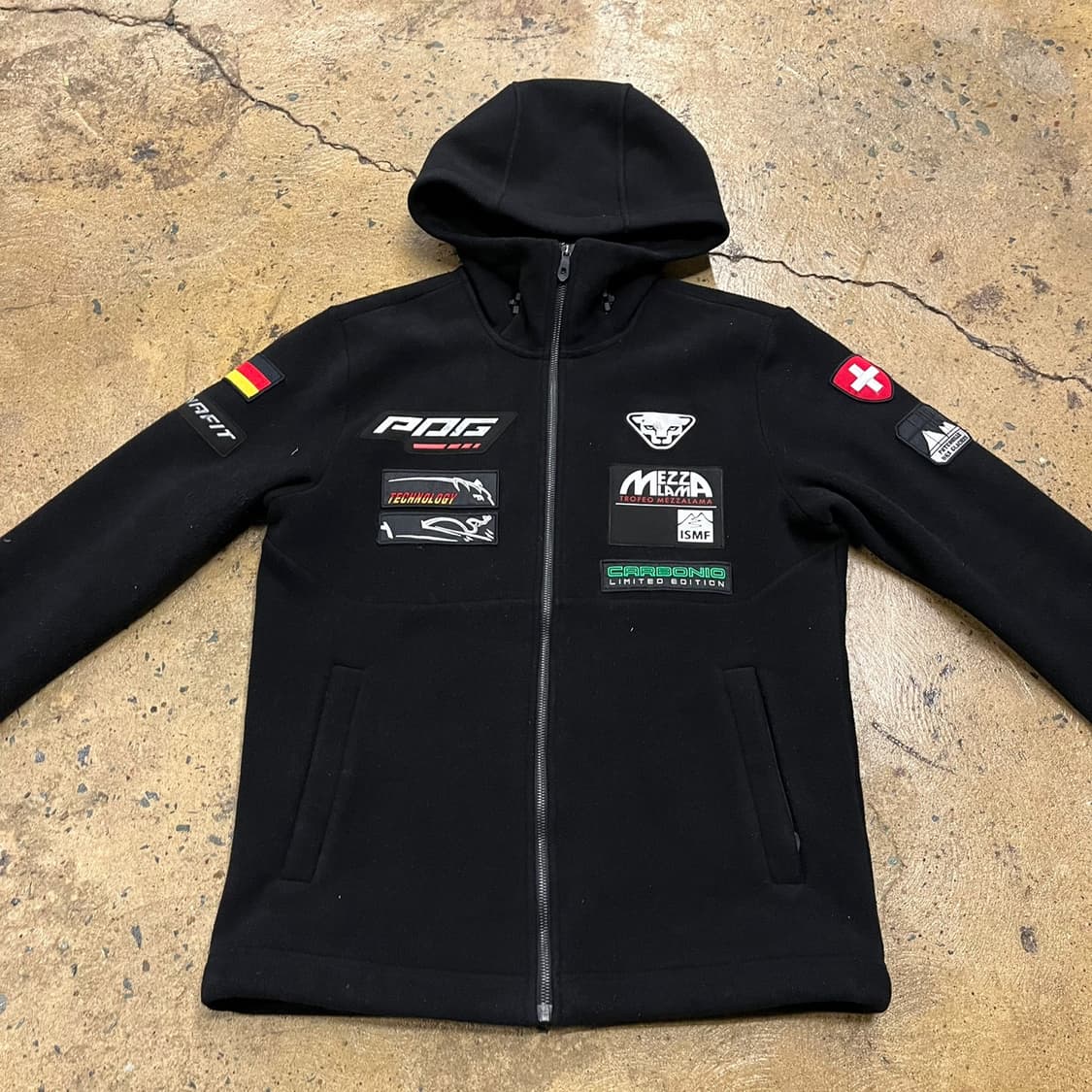 [정품/M] 다이나핏 피디지 플리스 자켓 후드집업 b17 상품이미지3