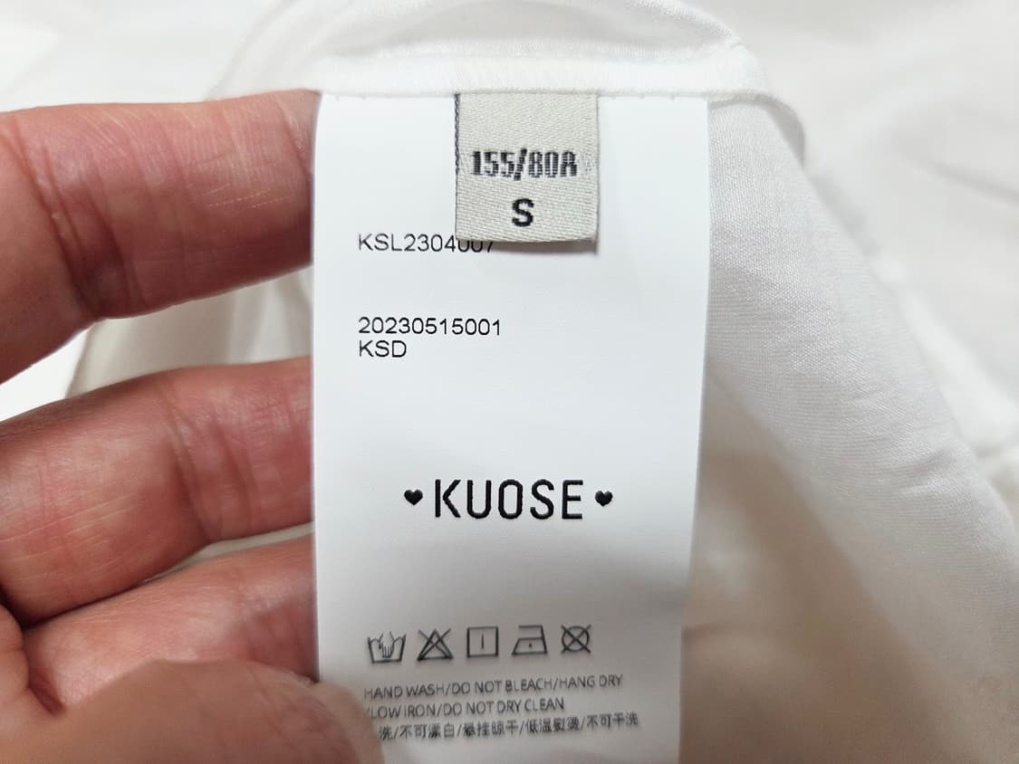 쿠오세(KUOSE) 이리디센트 오버레이 리오셀 셔츠 프리사이즈 새상품 상품이미지9